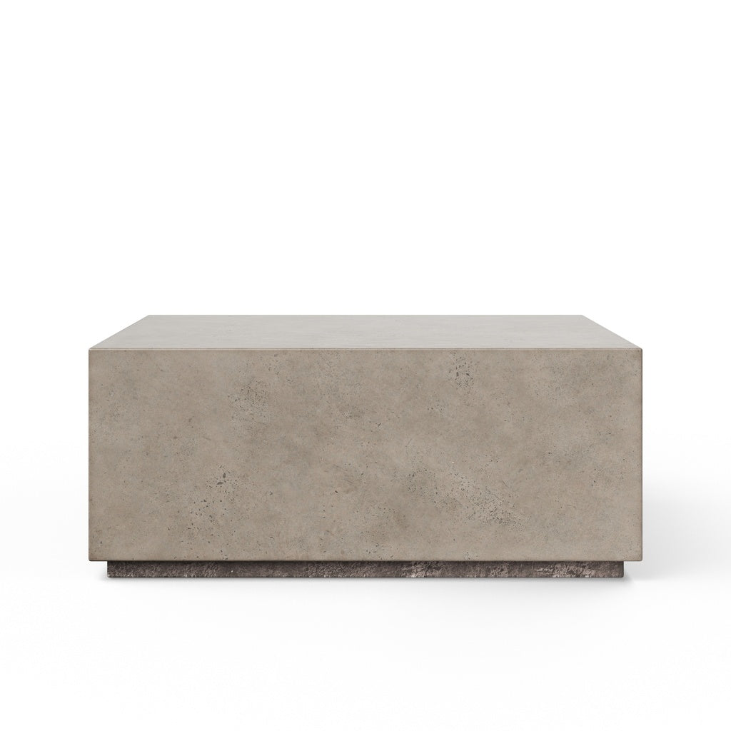 Mixx - Bloc Square Coffee Table - 39.5" - Dark Grey