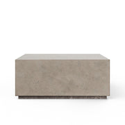 Mixx - Bloc Square Coffee Table - 39.5" - Dark Grey