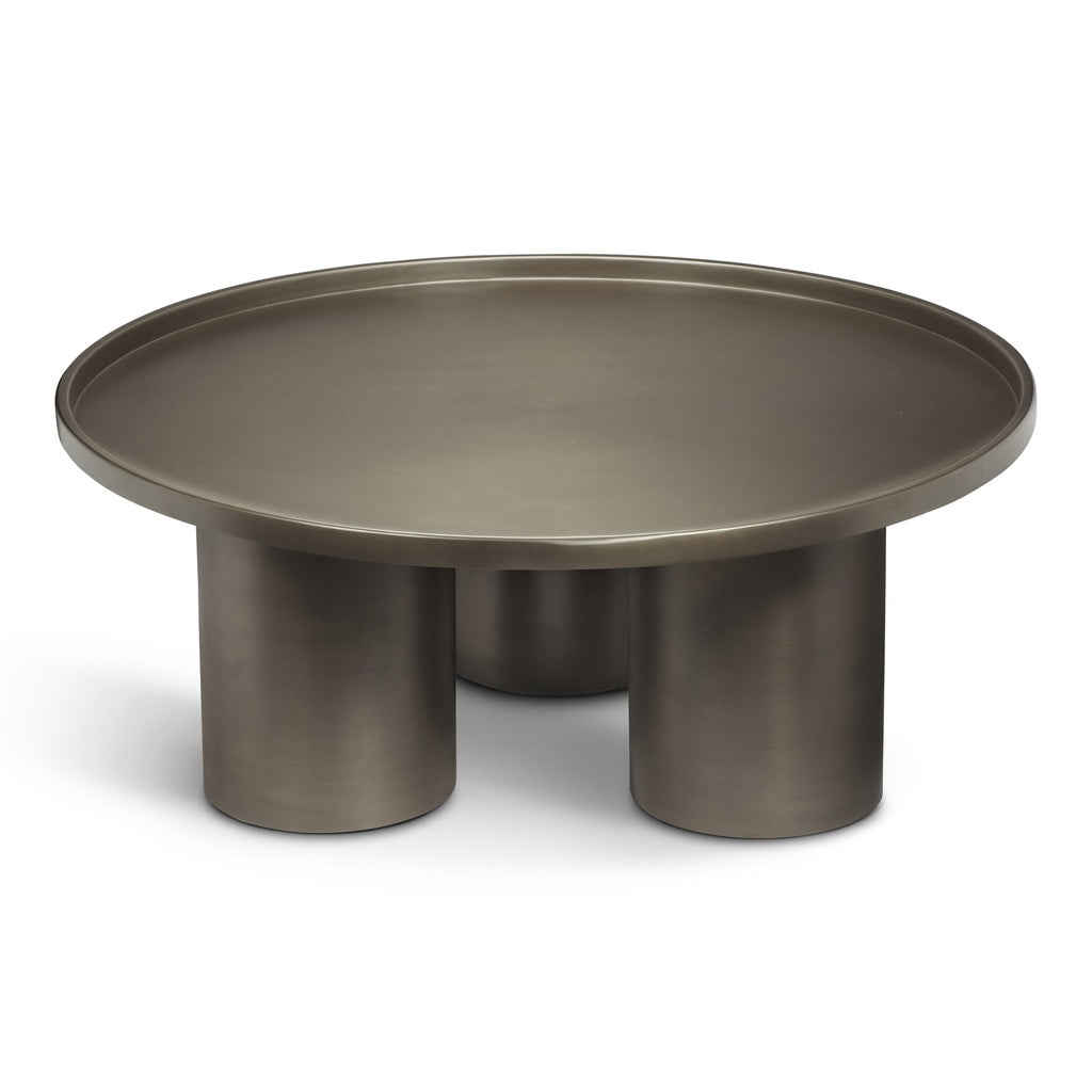Eclat - Sofia Industrial Coffee Table - Industrial Nickel