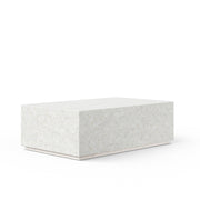 Mixx - Bloc Rectangular Coffee Table - Ivory Terrazzo