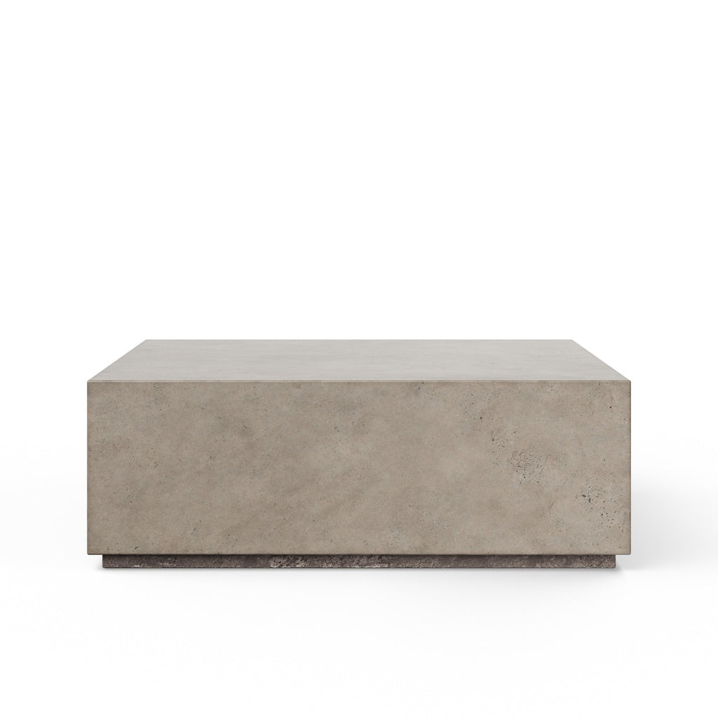 Mixx - Bloc Square Coffee Table - 47.25" - Dark Grey