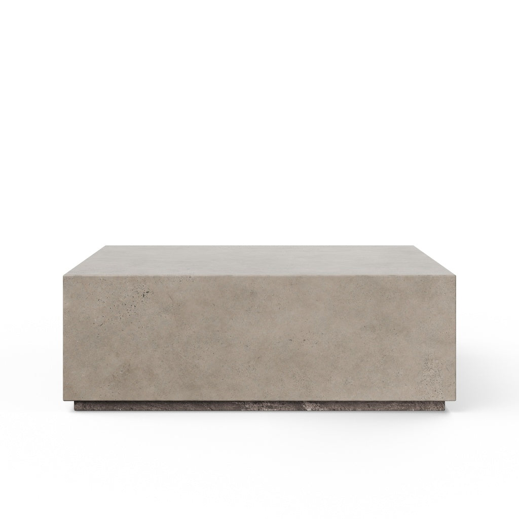 Mixx - Bloc Square Coffee Table - 47.25" - Dark Grey