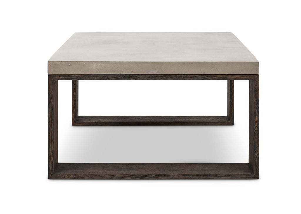 Mixx - Heritage Coffee Table - Heritage Brown Frame - Dark Grey Top