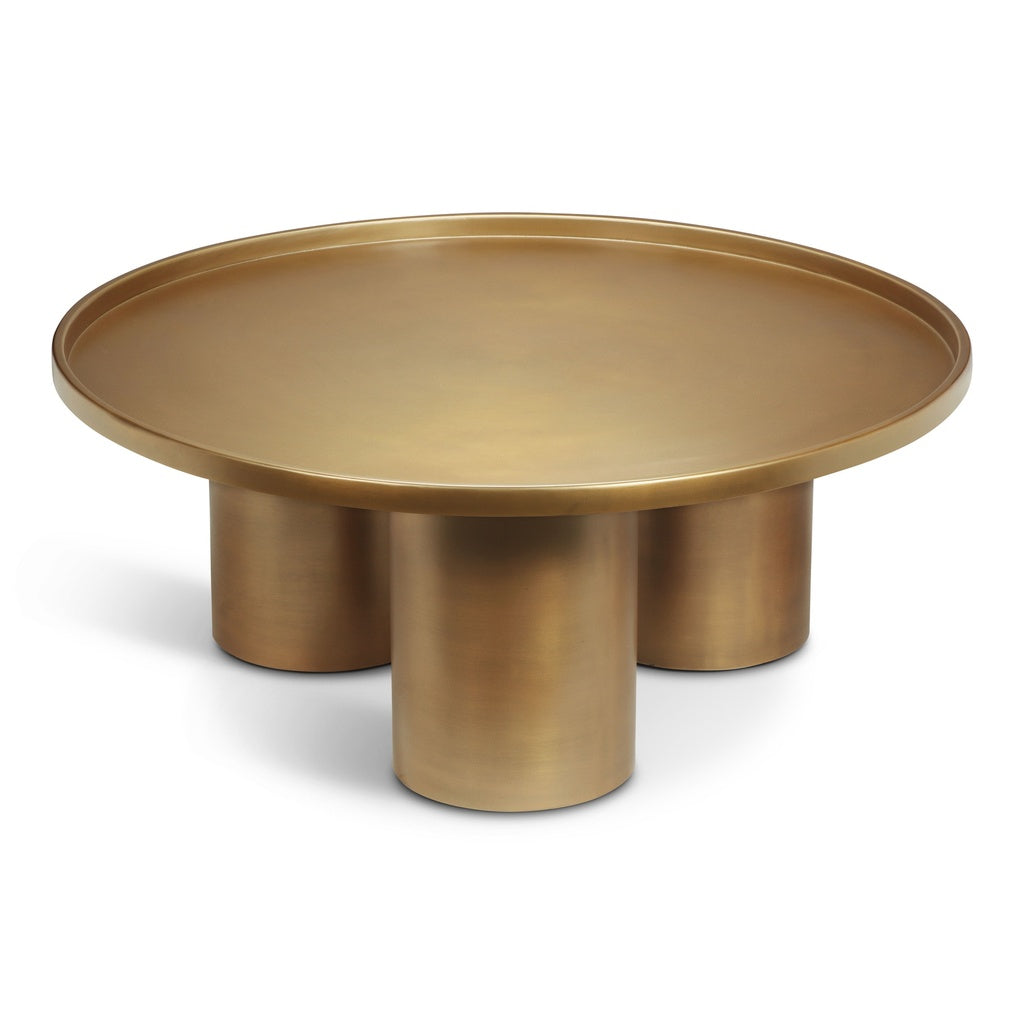 Eclat - Sofia Industrial Coffee Table - Industrial Brass