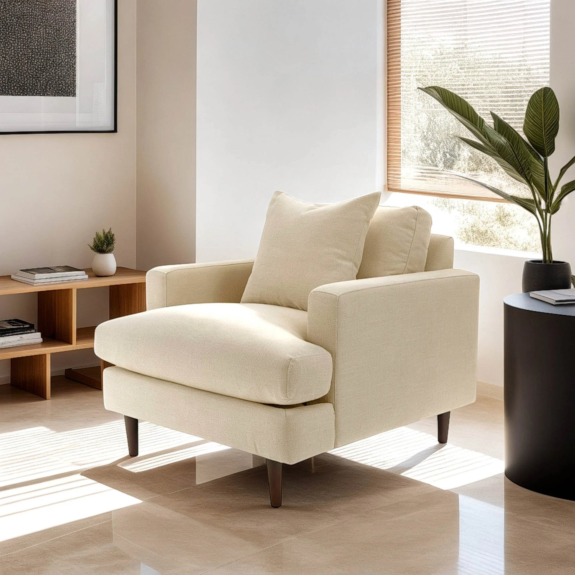 Custom Martha Club Chair Frame - Central Designs