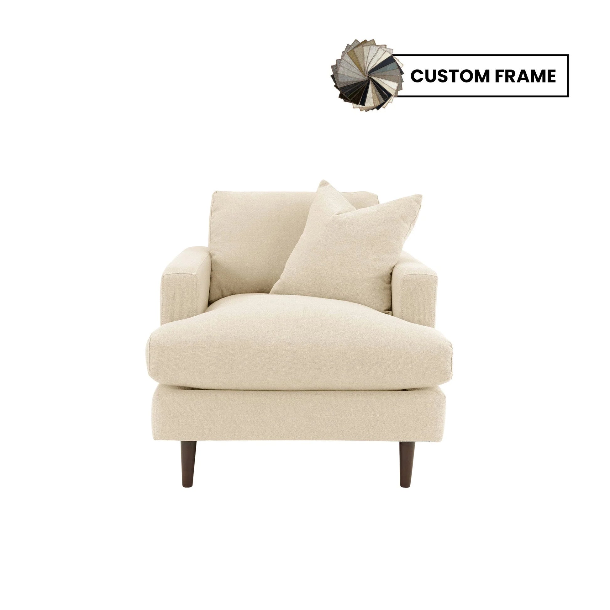 Custom Martha Club Chair Frame - Central Designs