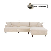 Custom Martha Right Sectional Sofa Frame - Central Designs