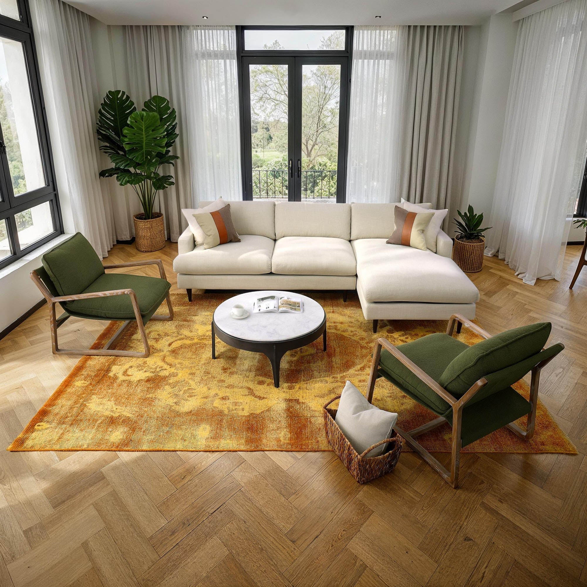 Custom Martha Right Sectional Sofa Frame - Central Designs