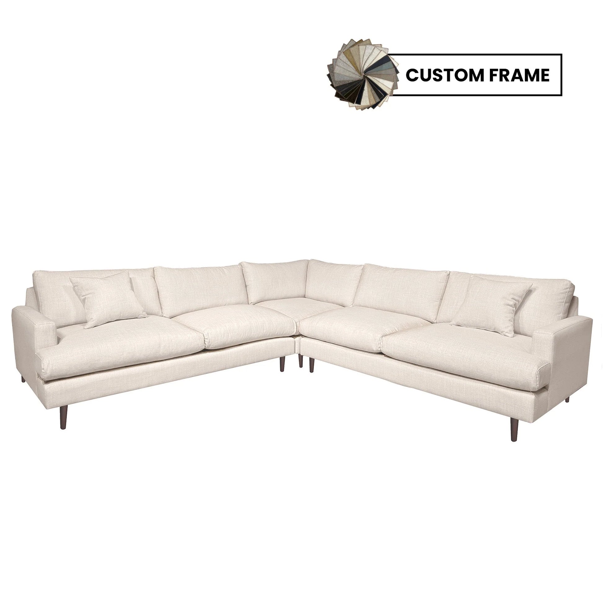 Custom Martha Corner Sectional Frame - Central Designs