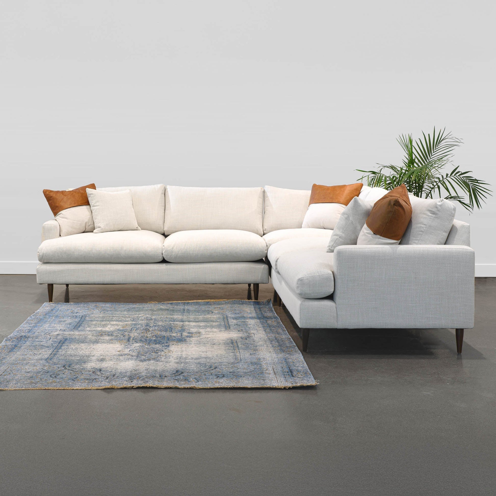Custom Martha Corner Sectional Frame - Central Designs