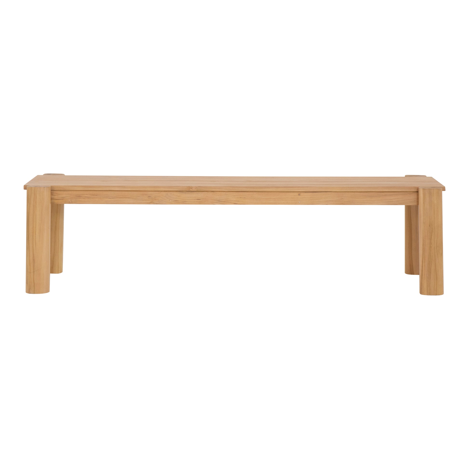 Tempo Outdoor Dining Bench Natural - Central Designs