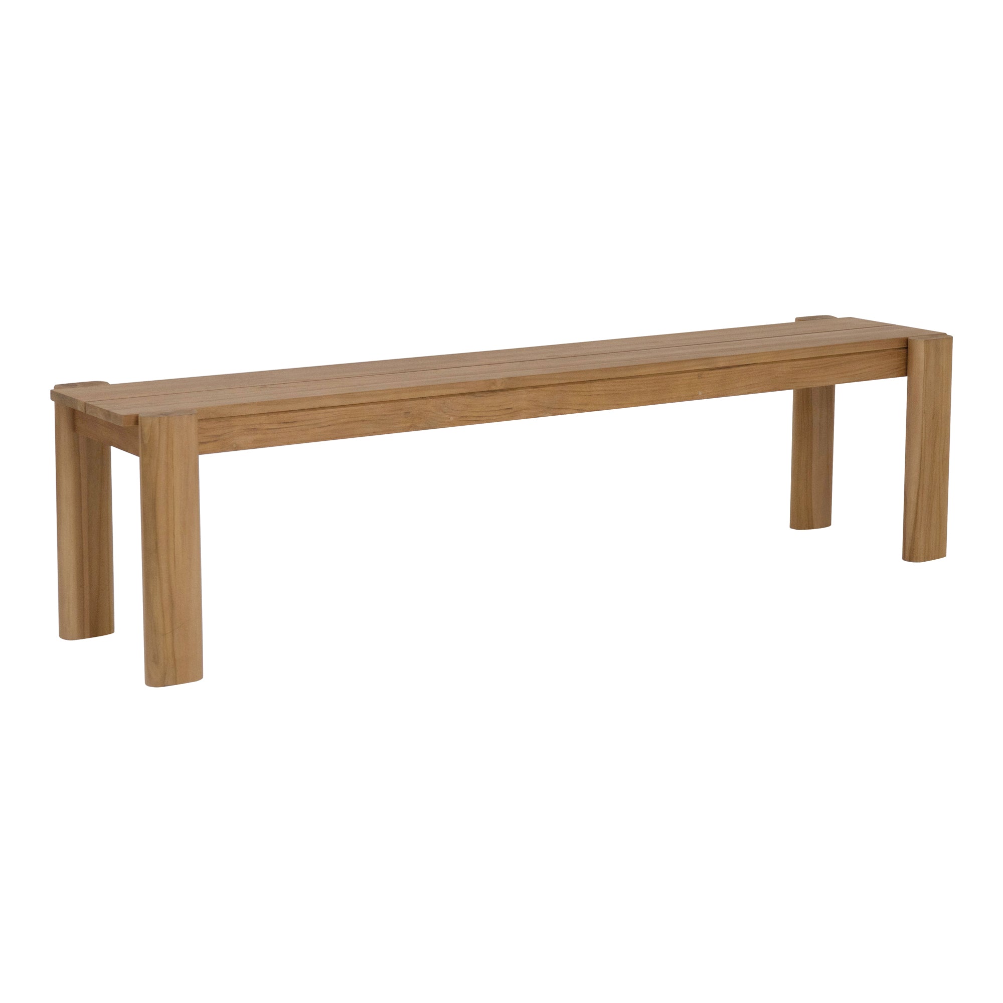 Tempo Outdoor Dining Bench Natural - Central Designs