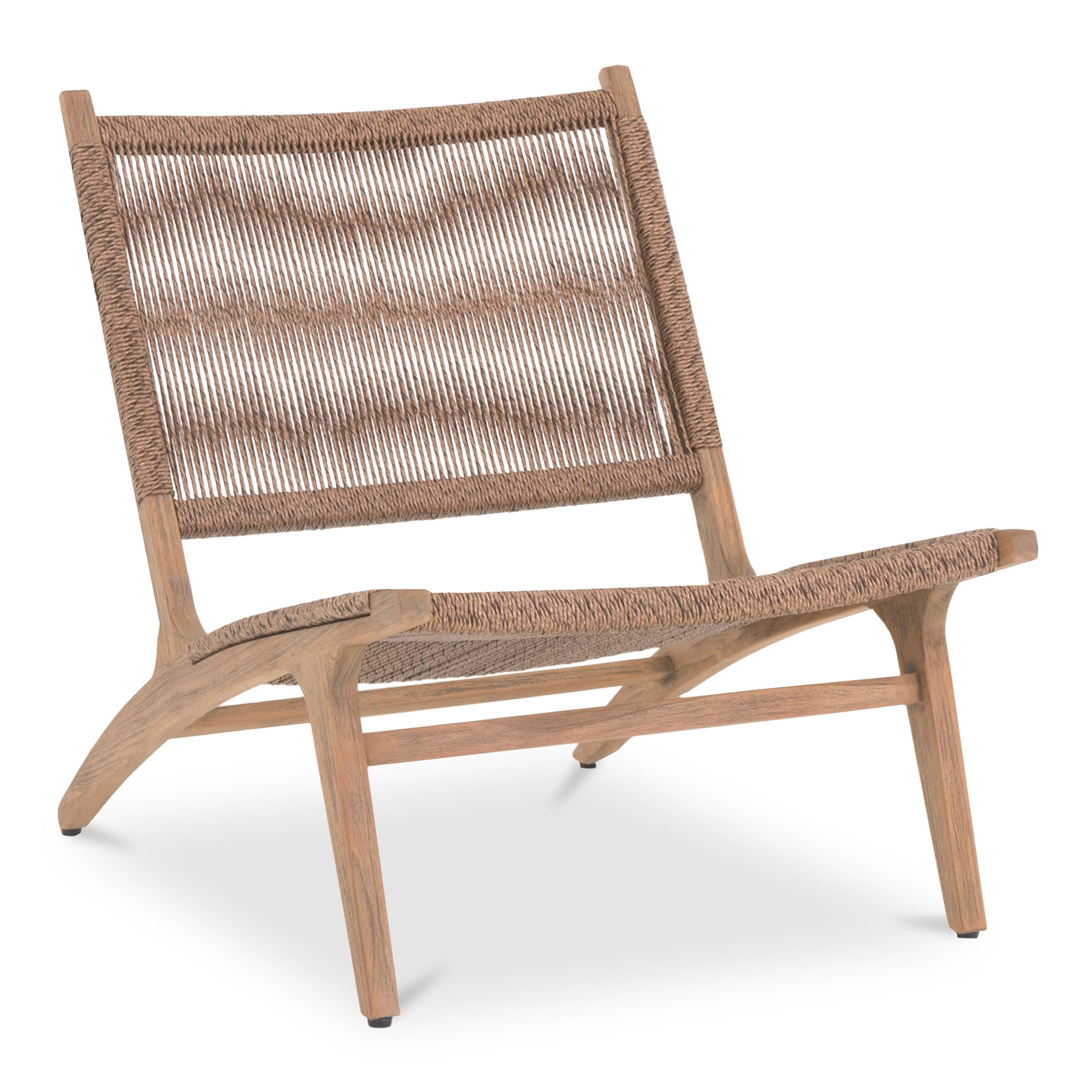 Palma Outdoor Lounge Chair Warm Brown - Central Designs
