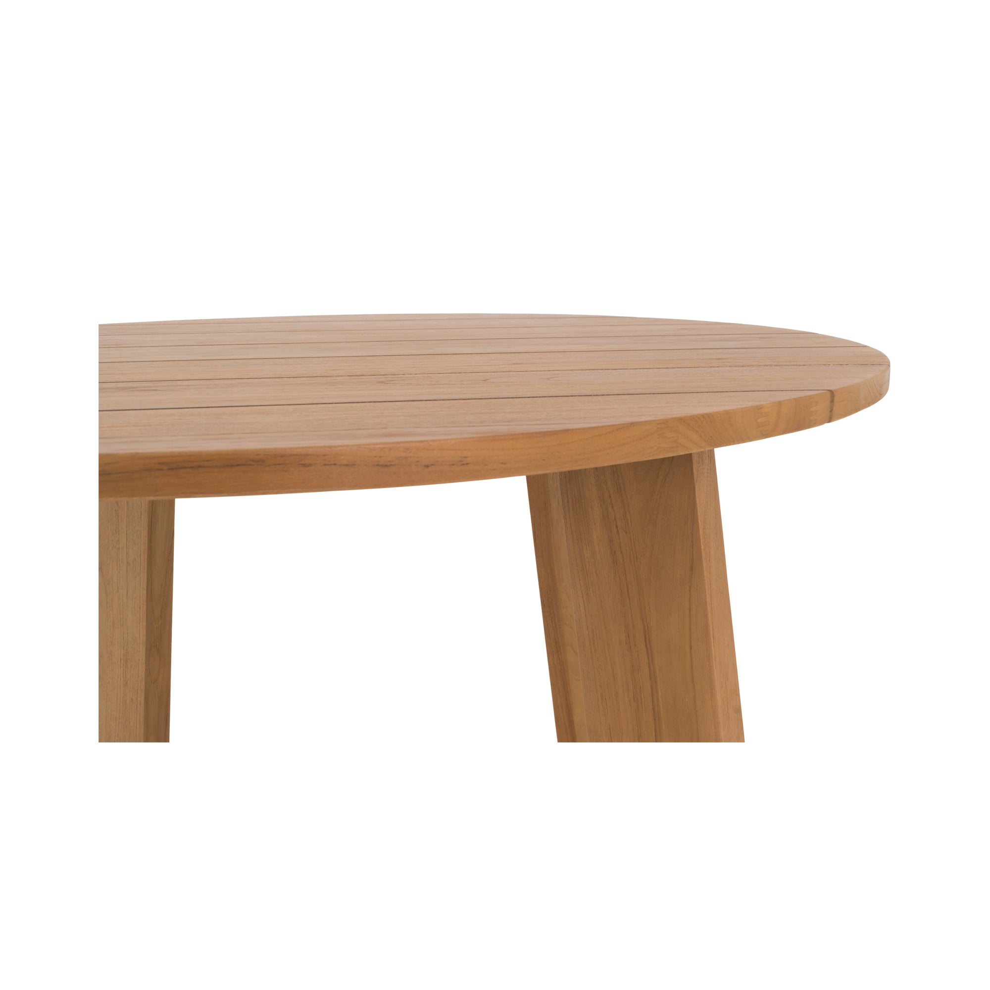 Delta Round Outdoor Dining Table Natural - Central Designs