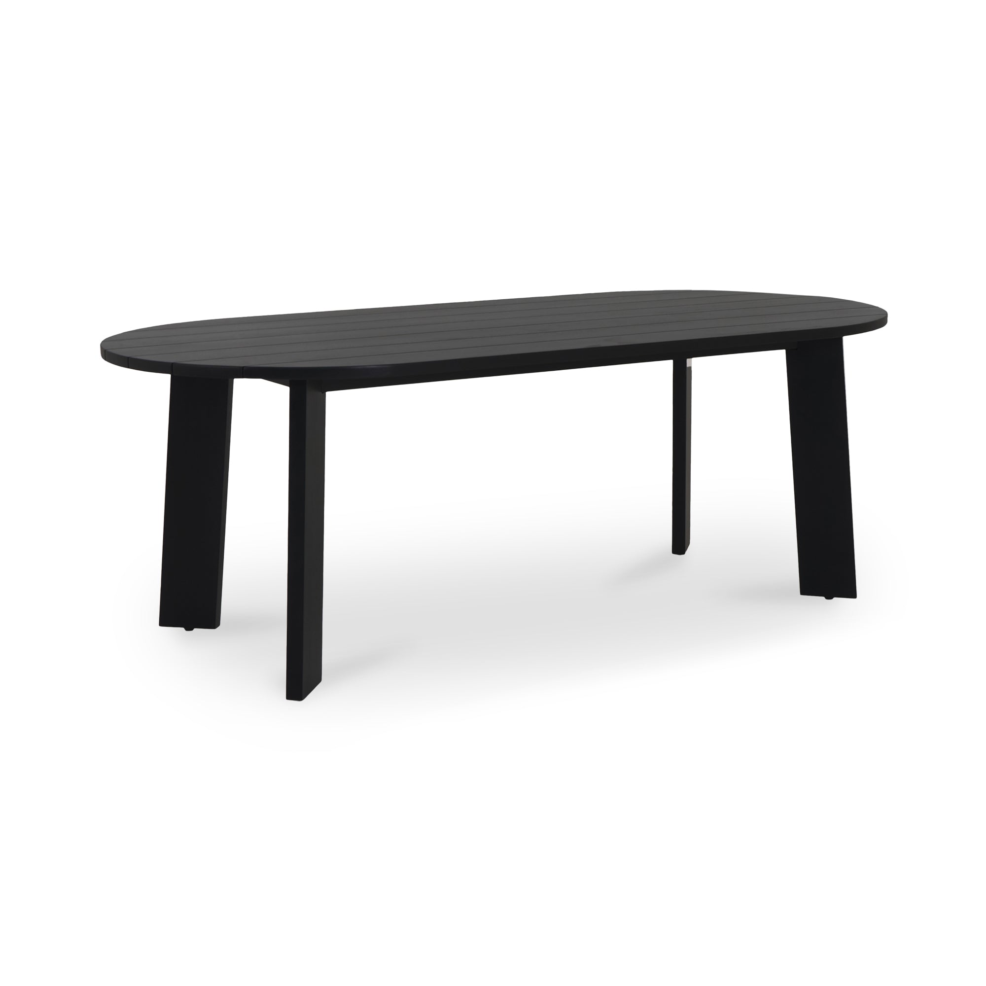Delta Oval Outdoor Dining Table Black - Central Designs