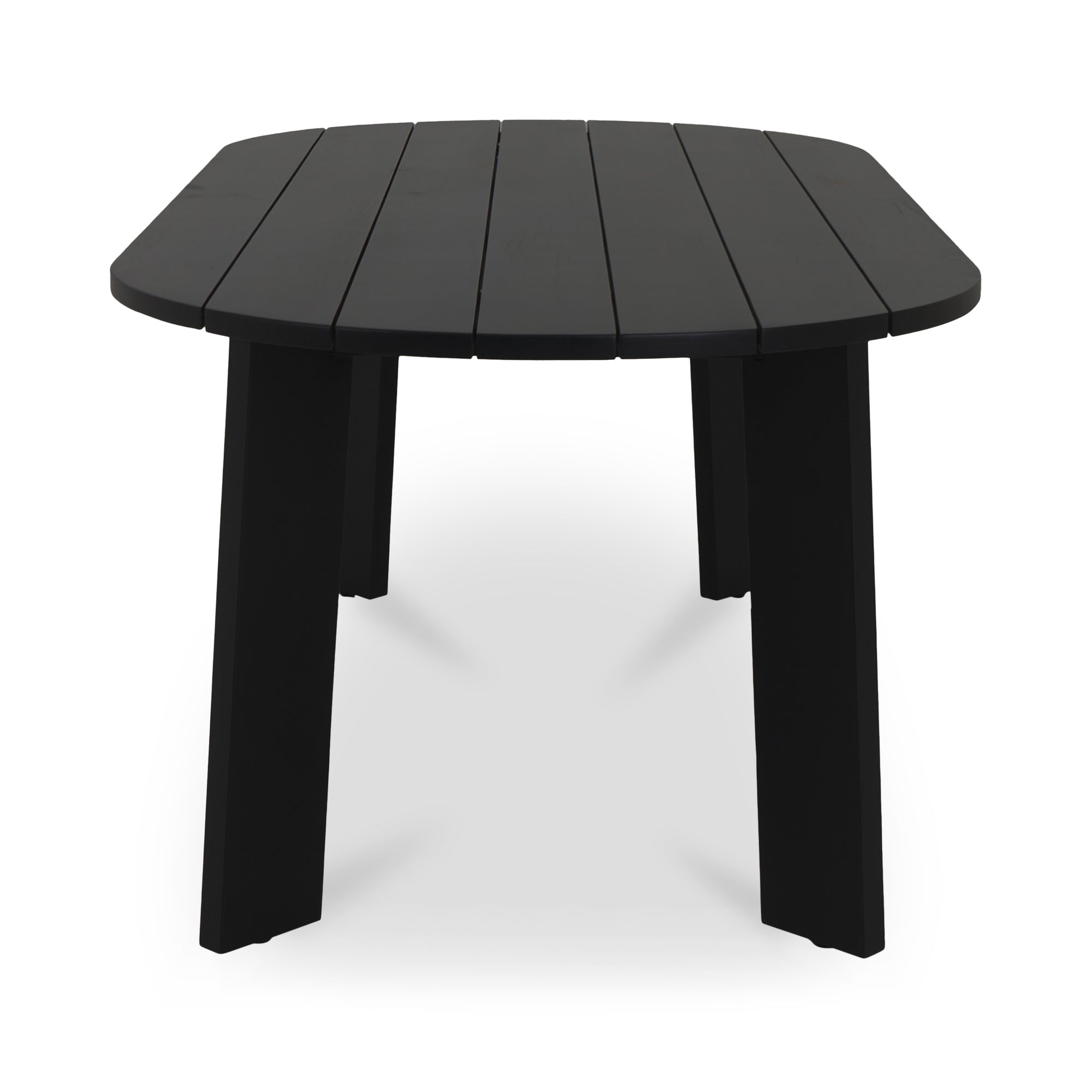 Delta Oval Outdoor Dining Table Black - Central Designs