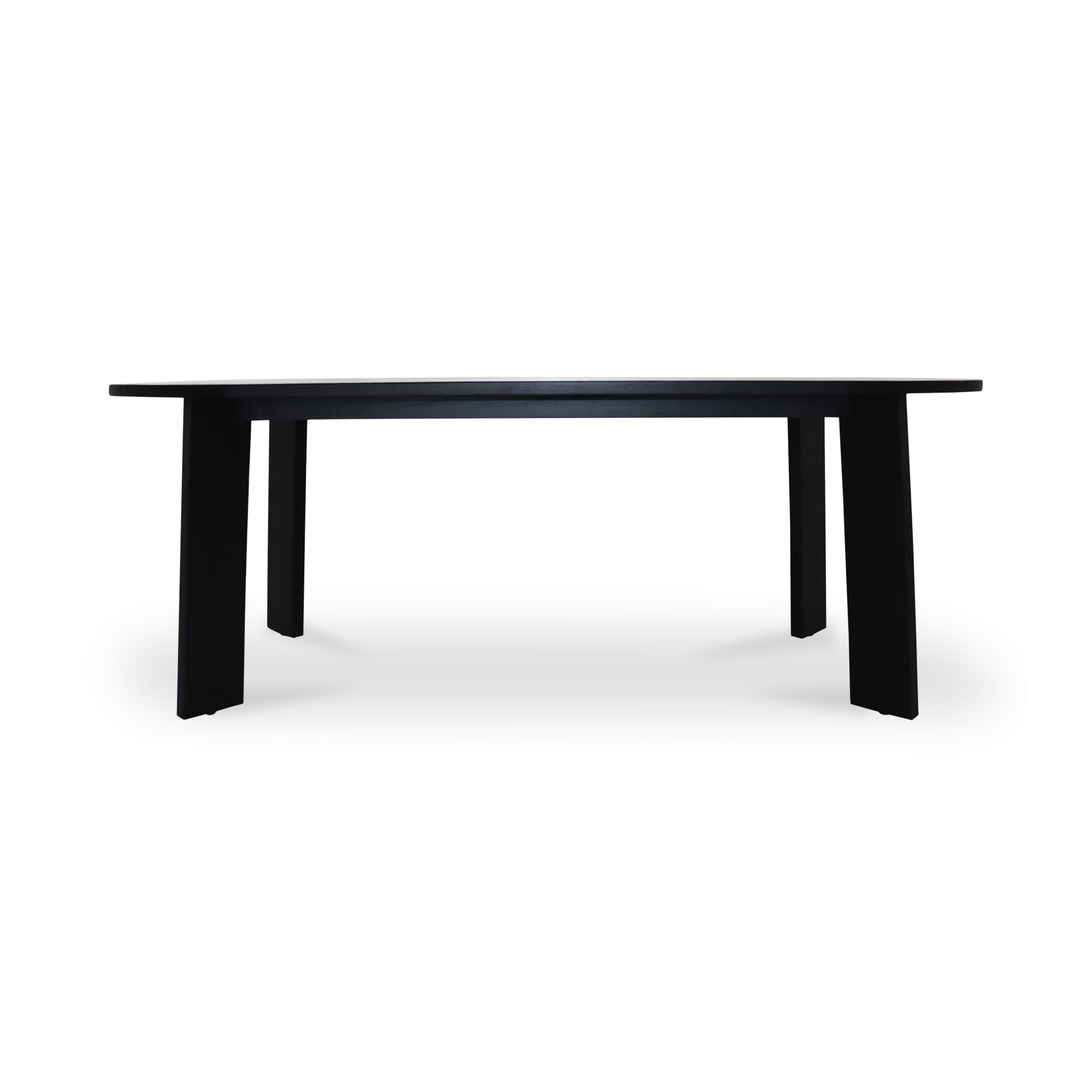 Delta Oval Outdoor Dining Table Black - Central Designs
