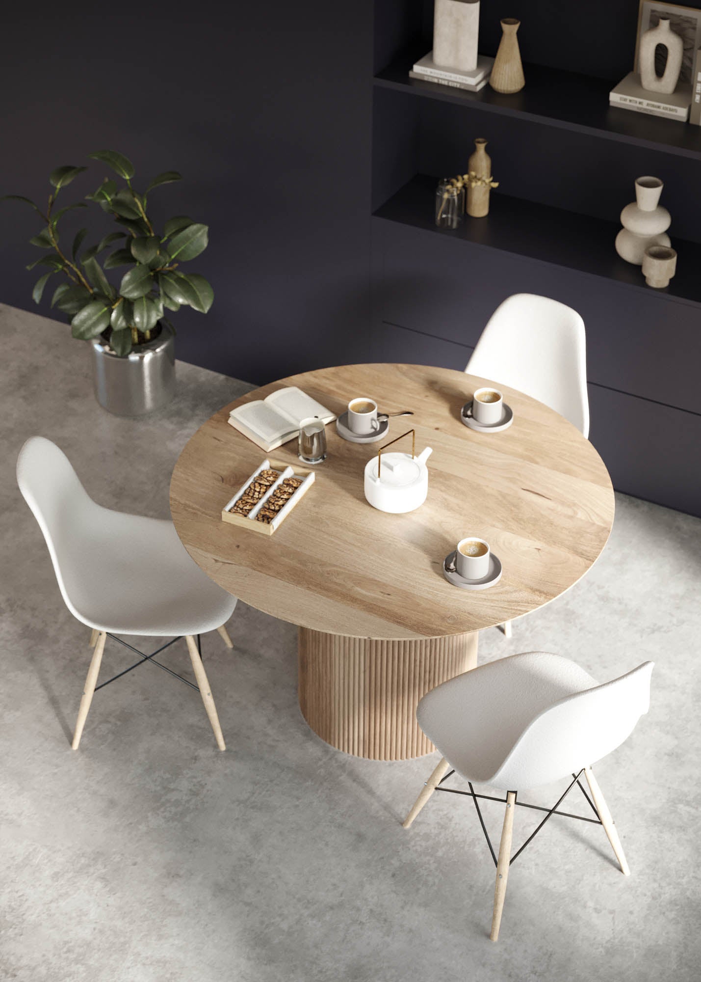 Cylinder Round Dining Table - Central Designs