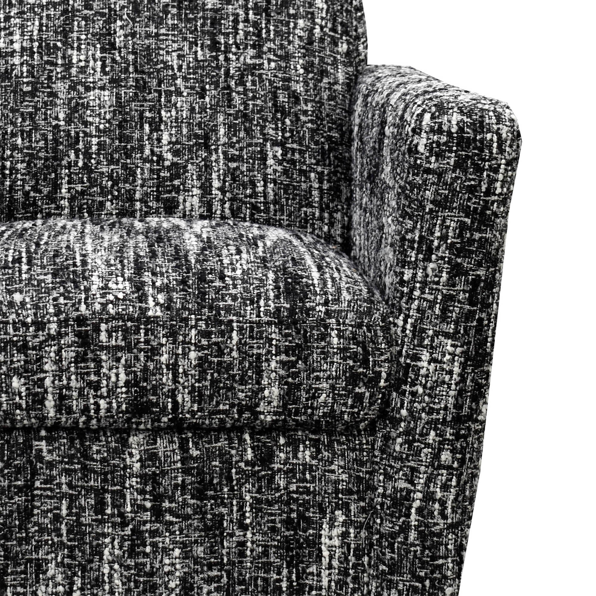 Cooper Swivel Club Chair - Chanel Black - Central Designs