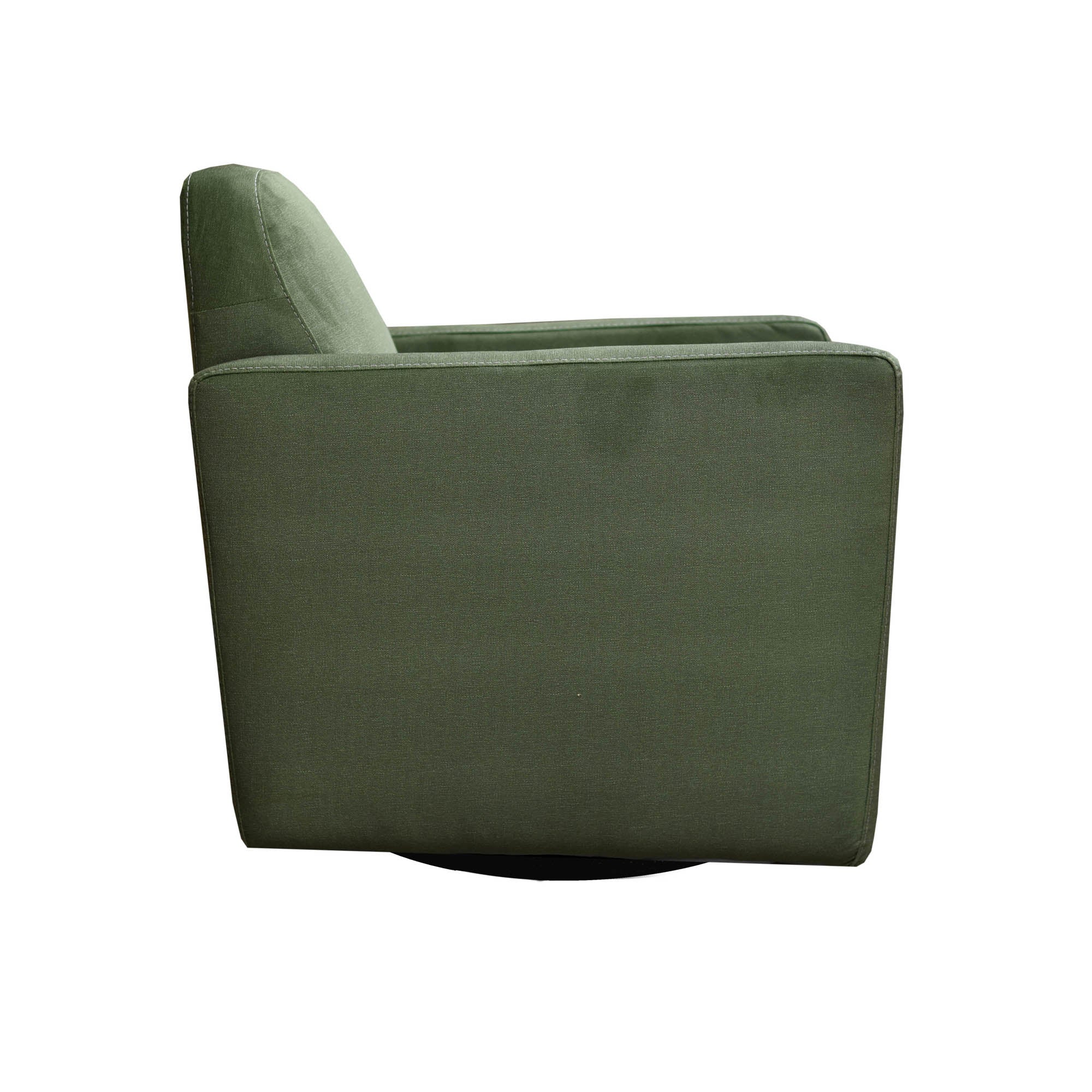 Cooper Swivel Club Chair - Forrest Green - Central Designs