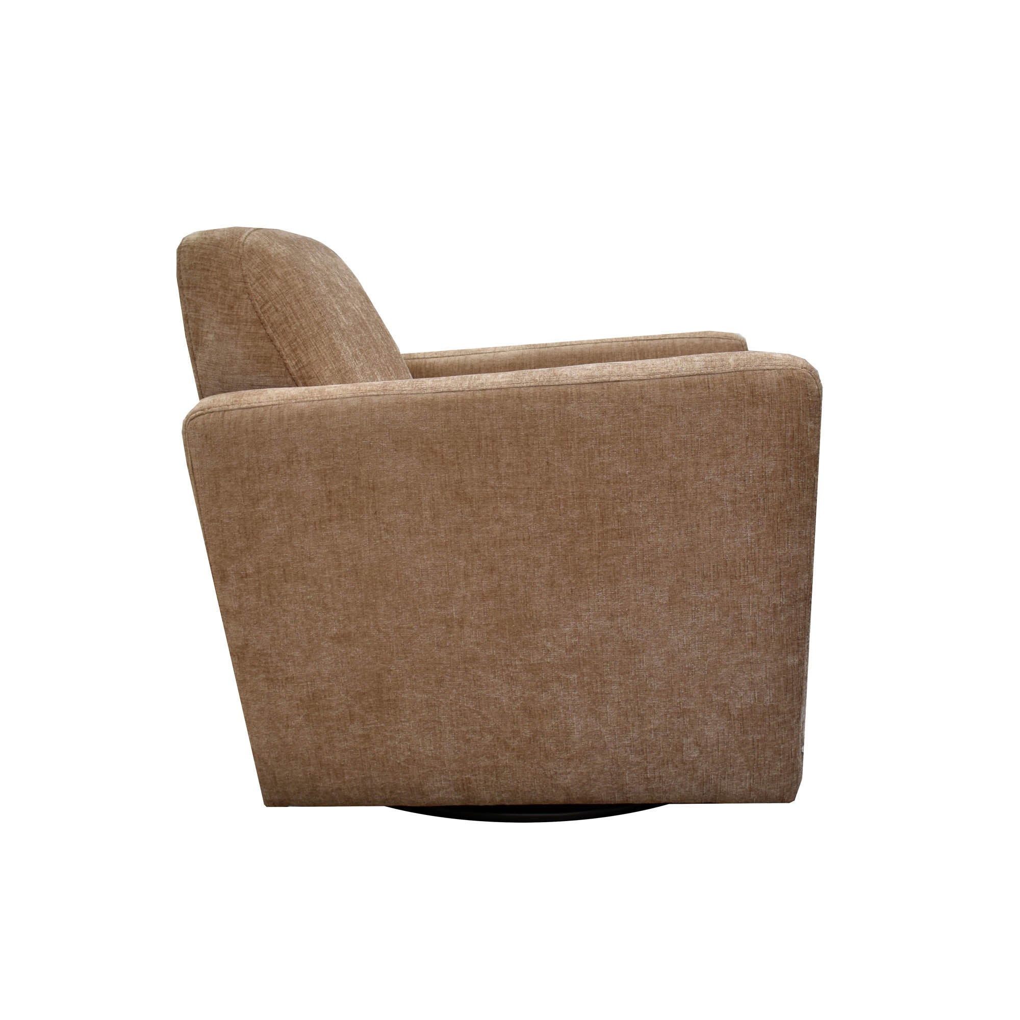 Cooper Swivel Club Chair - Latte Chenille - Central Designs
