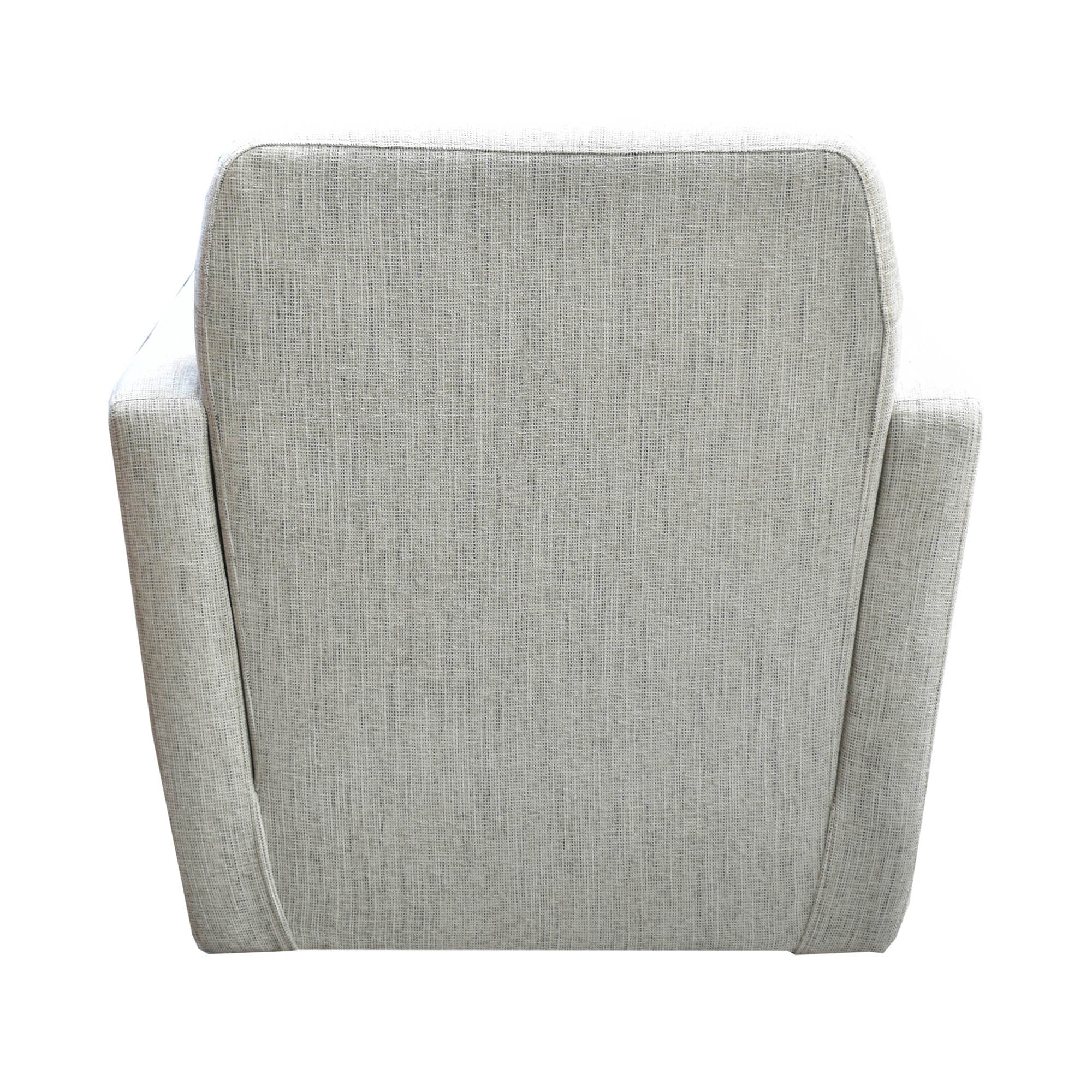 Cooper Swivel Club Chair - Woven Linen - Central Designs