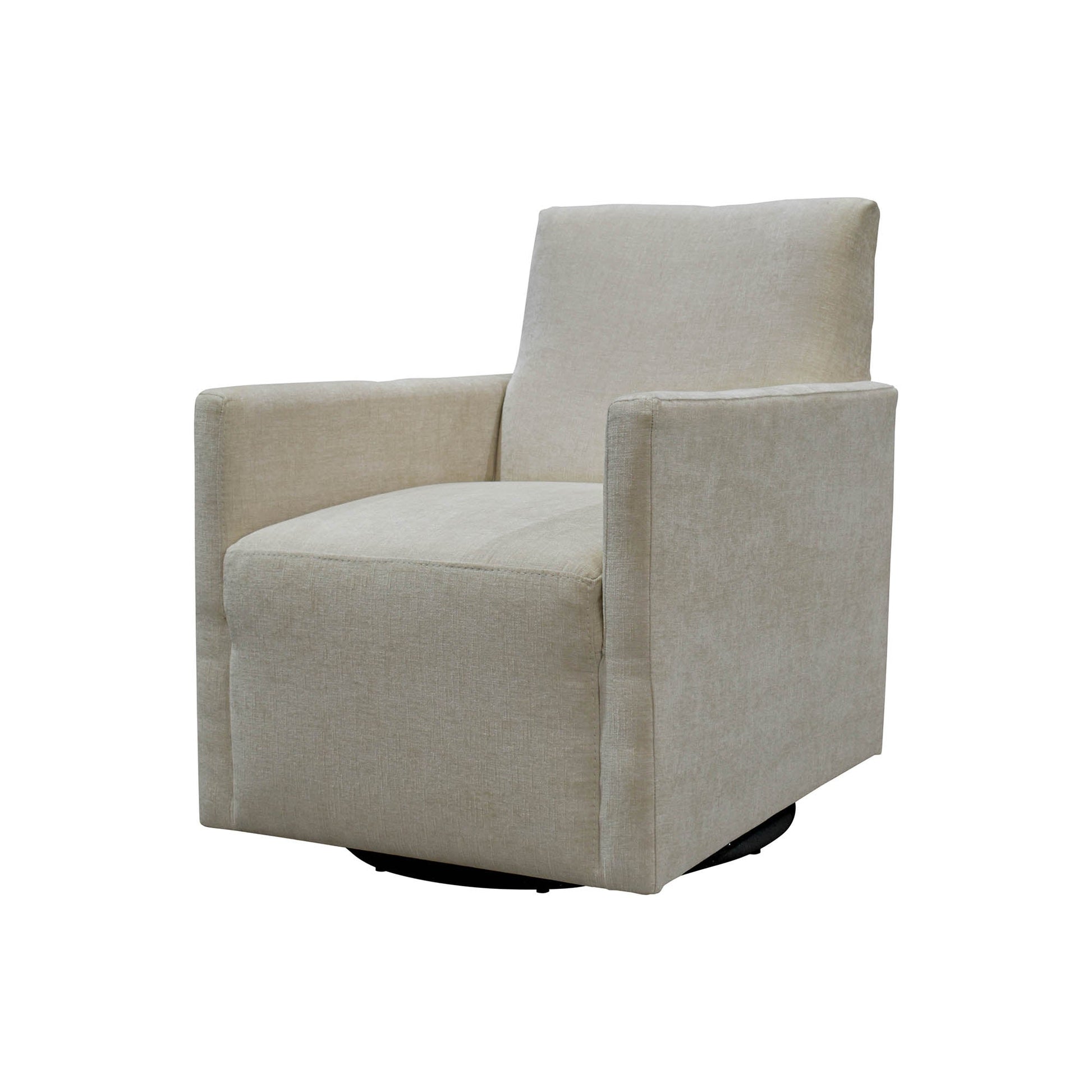Riley Swivel Club Chair - Ivory - Central Designs