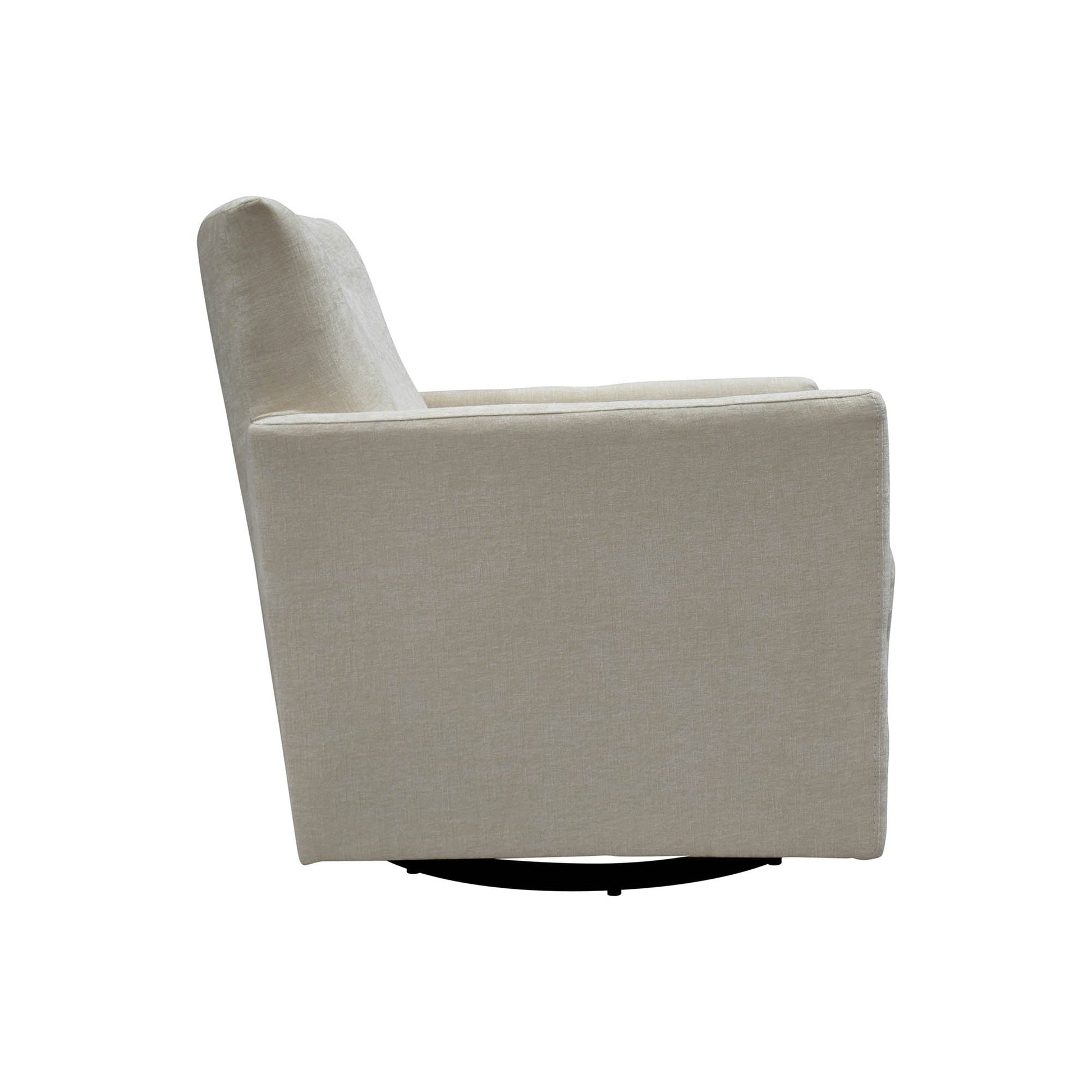 Riley Swivel Club Chair - Ivory - Central Designs