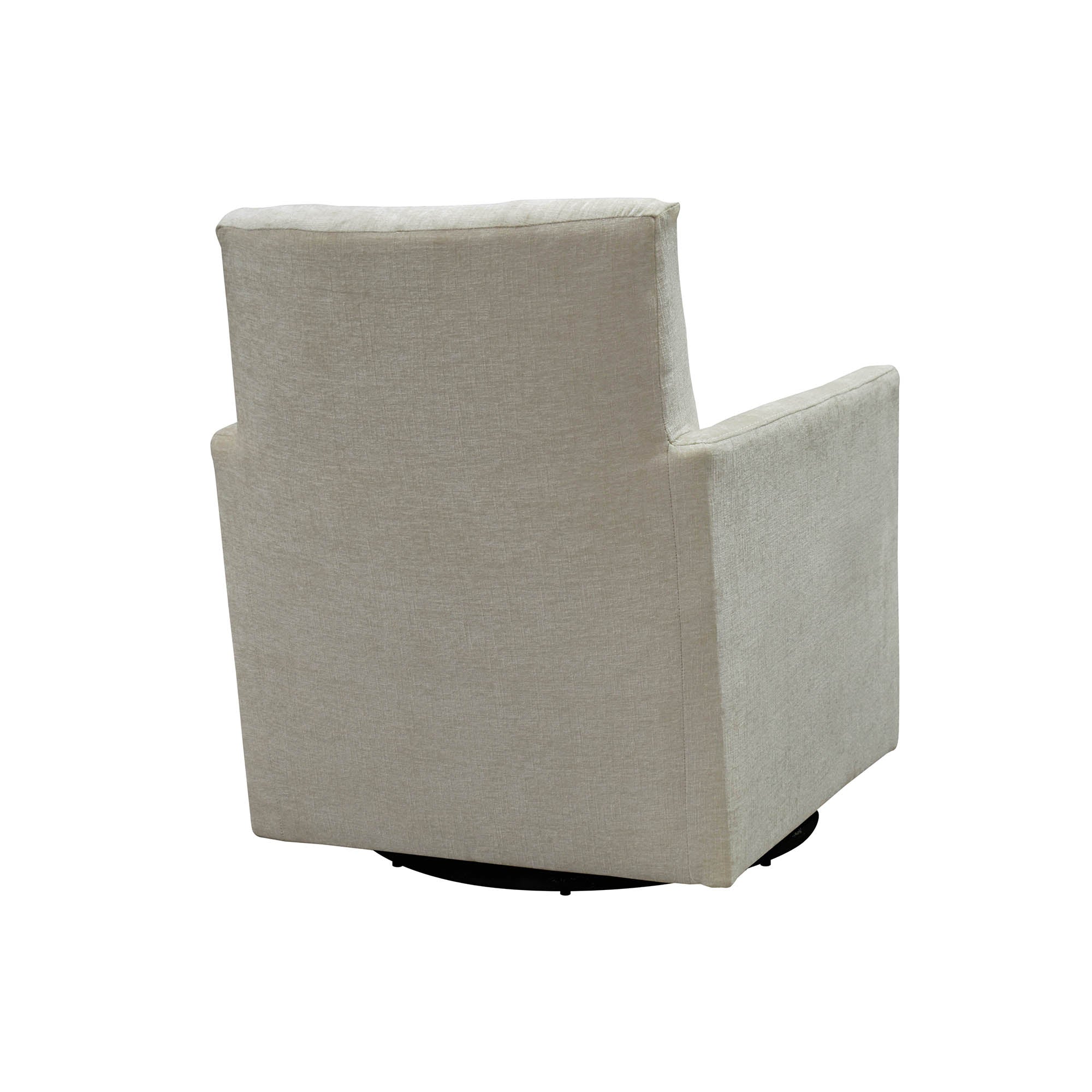 Riley Swivel Club Chair - Ivory - Central Designs