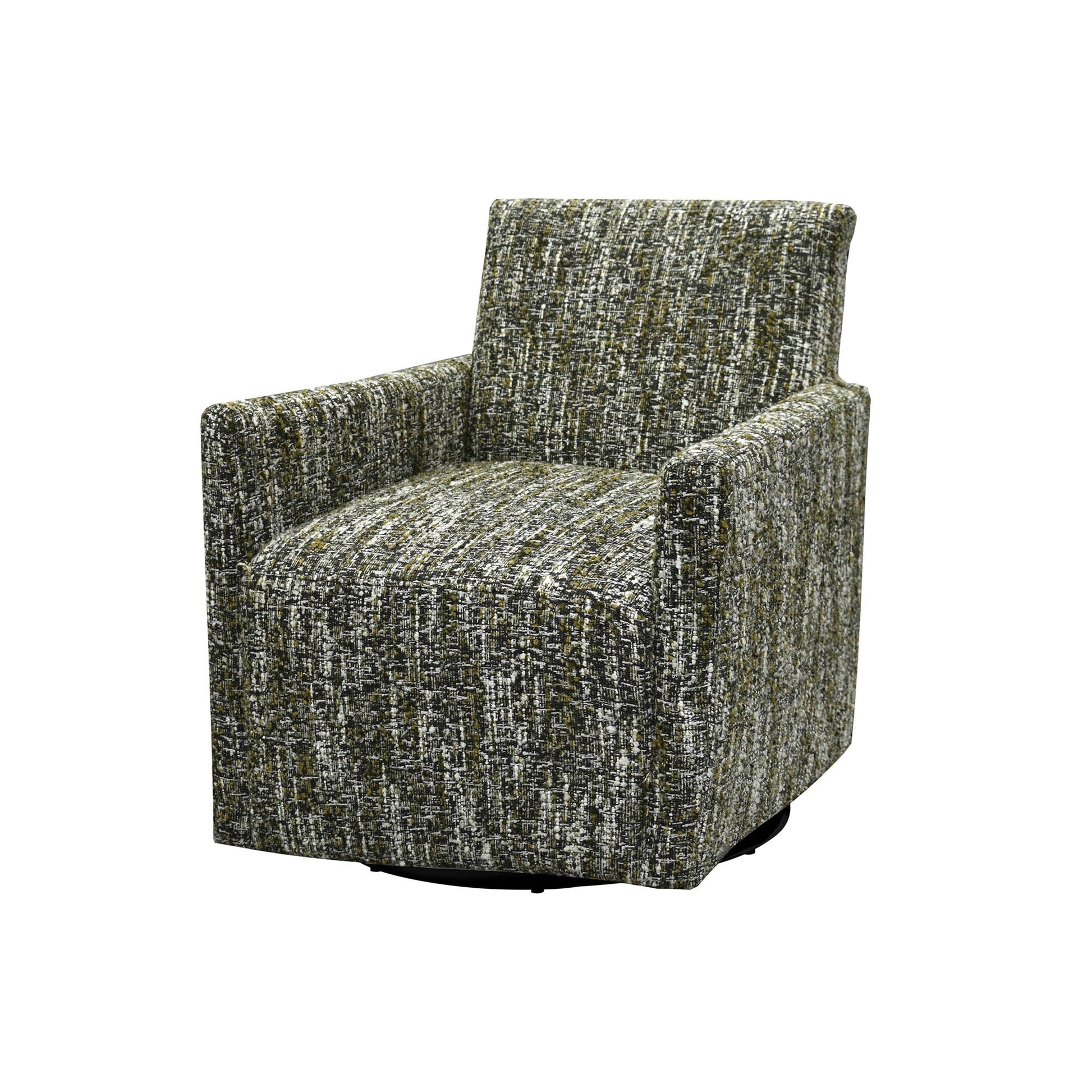 Riley Swivel Club Chair - Paris Green - Central Designs