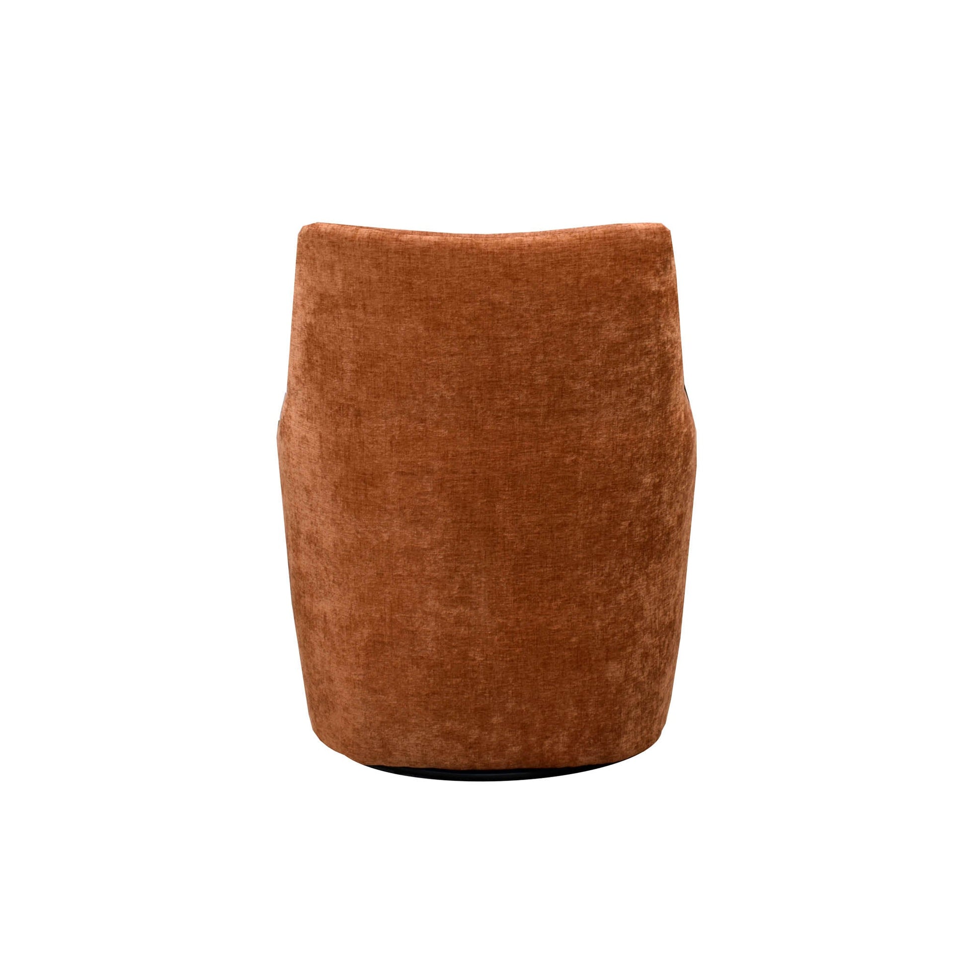 Lilith Swivel Chair - Brick Chenille - Central Designs