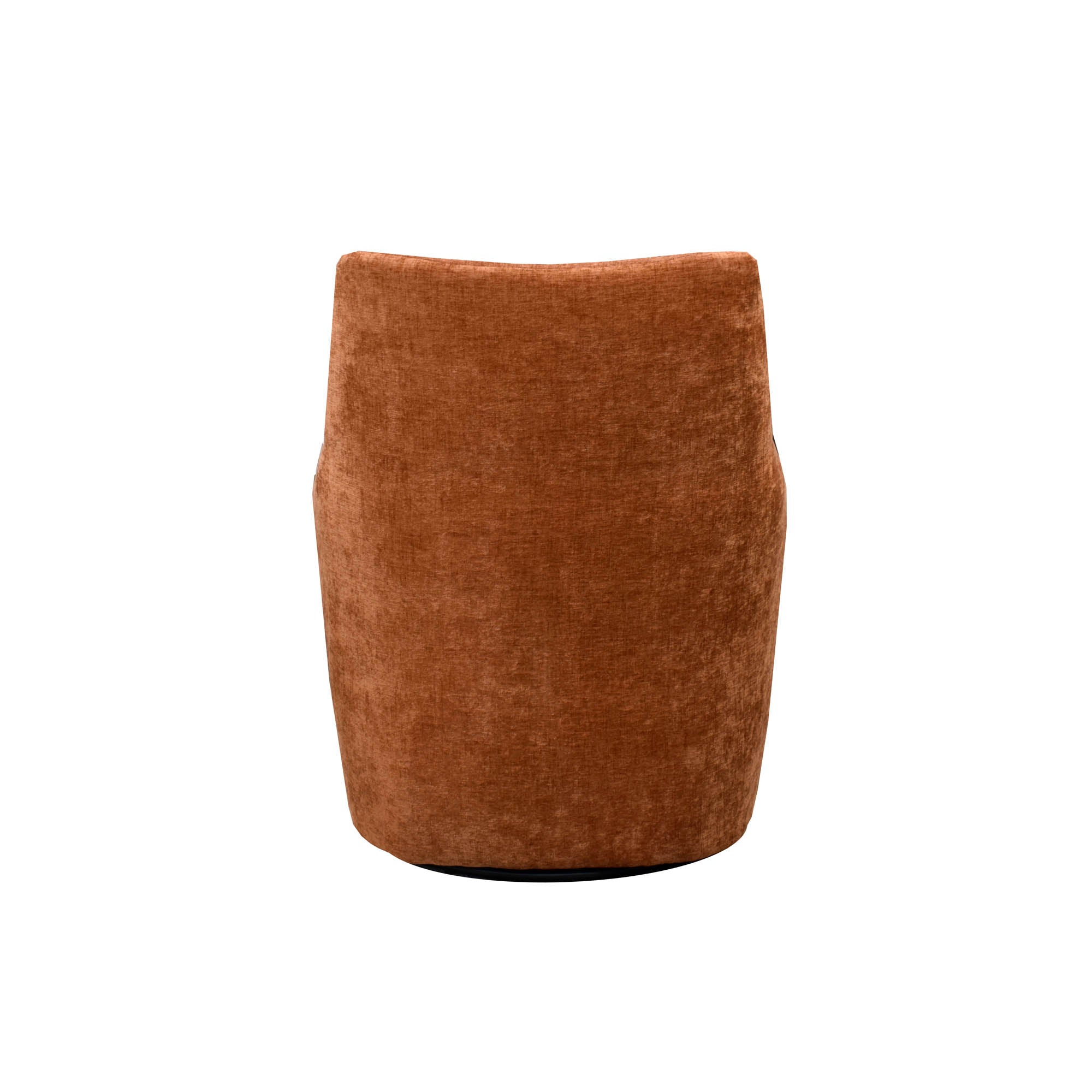 Lilith Swivel Chair - Brick Chenille - Central Designs