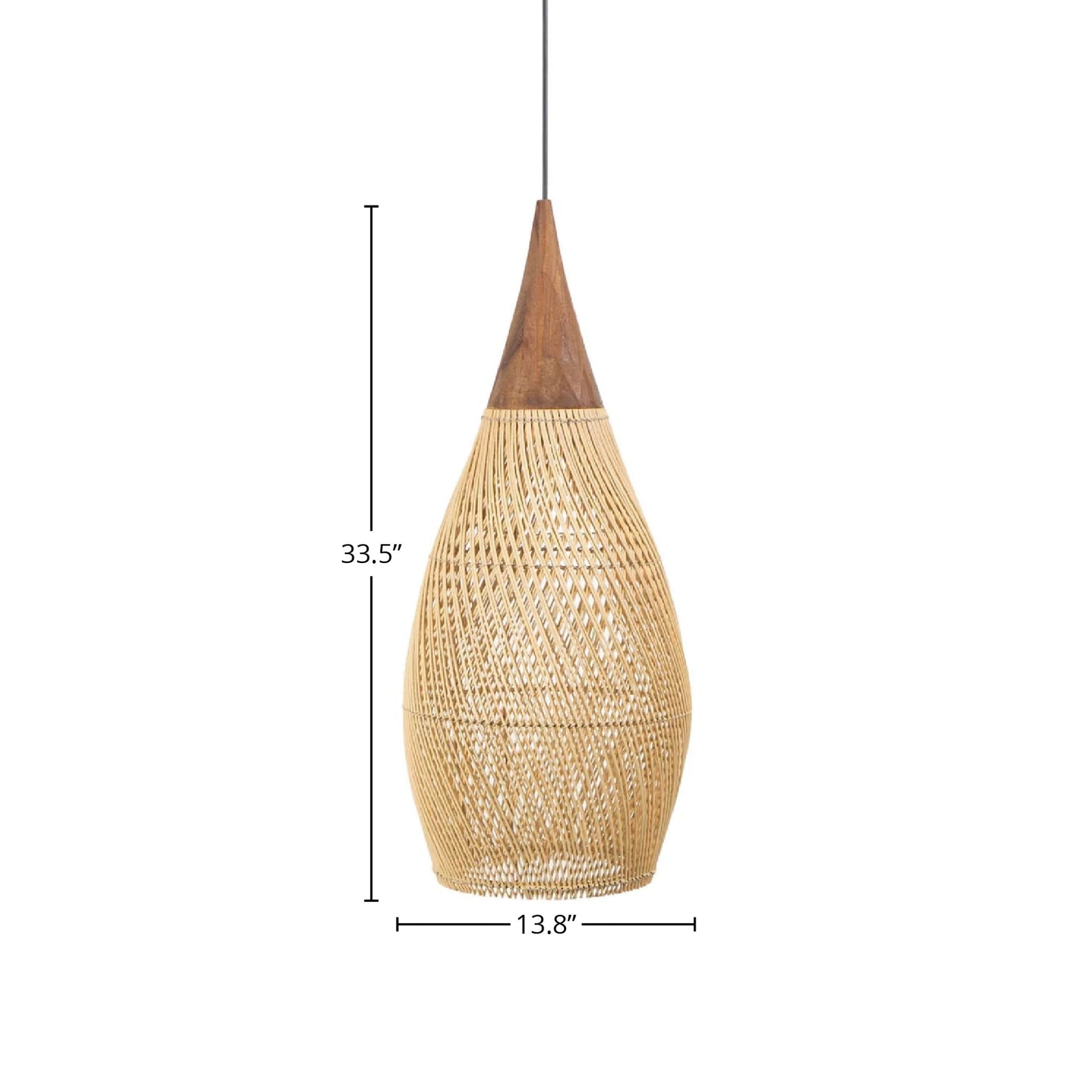 D - Bodhi Horn Pendant Large - Natural - Central Designs