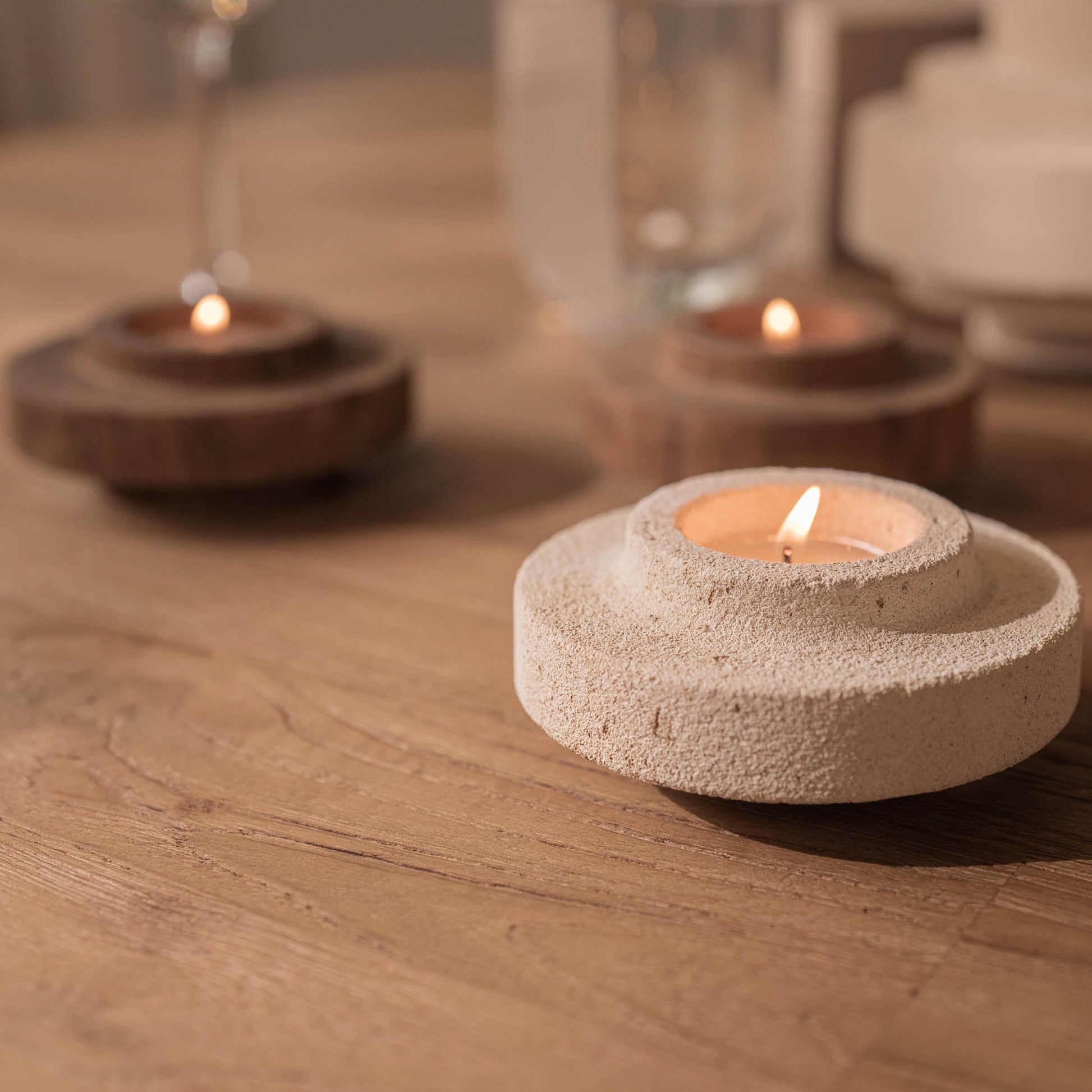 D - Bodhi Ring Candle Holder - One Tone - Central Designs