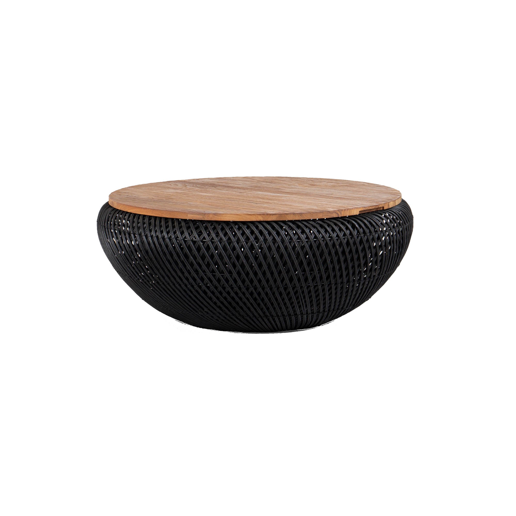 D - Bodhi Wave Coffee Table - Black - Central Designs