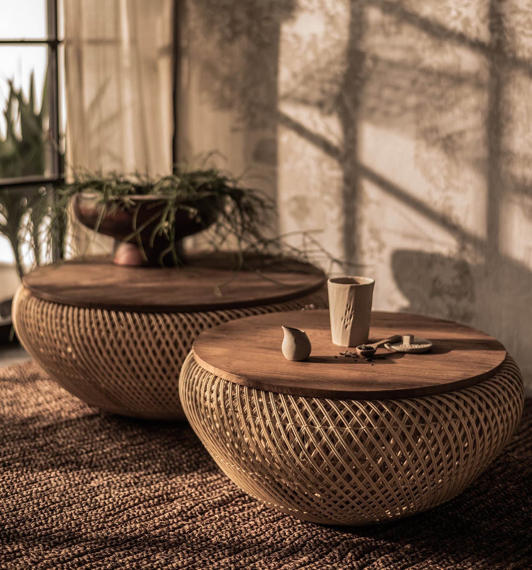 D - Bodhi Wave Coffee Table - Natural - Central Designs