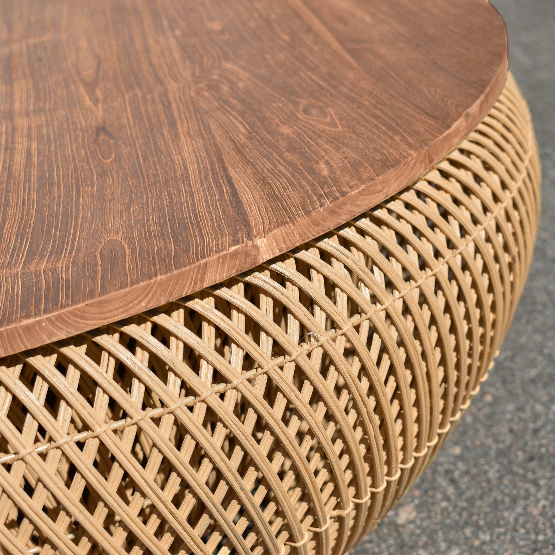 D - Bodhi Wave Coffee Table - Natural - Central Designs