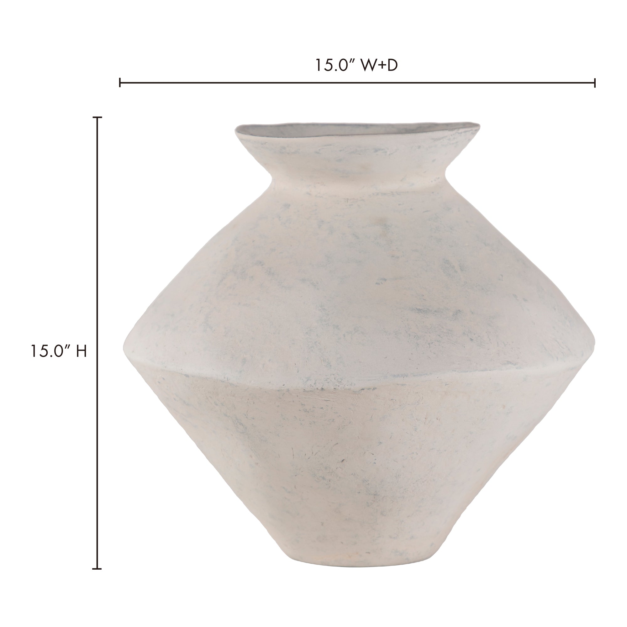 Raja Medium Decorative Vessel White - Central Designs