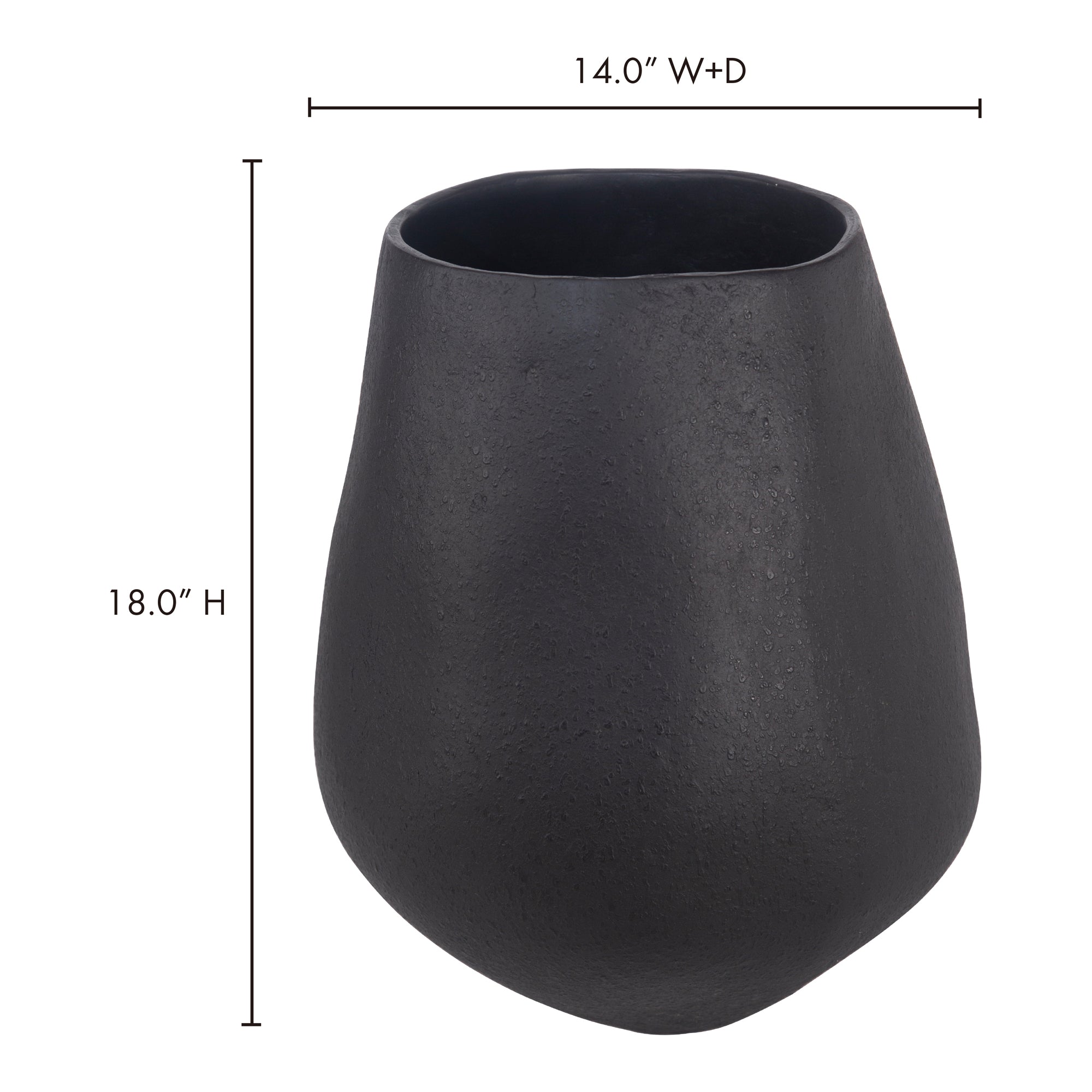 Voss Decorative Vessel Black - Central Designs