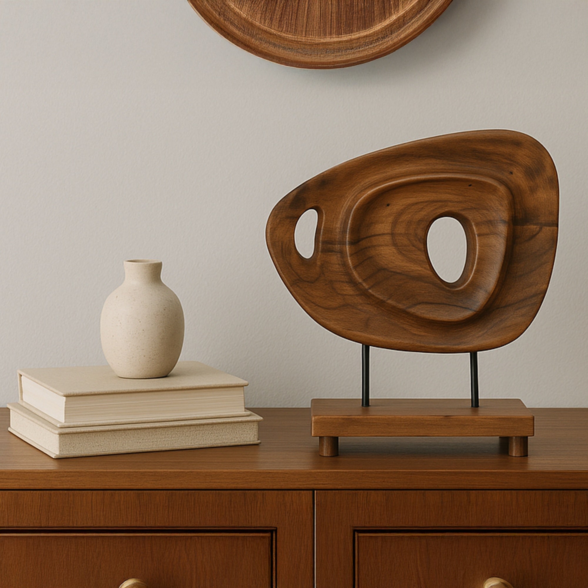 Saddler Sculpture Natural Acacia - Central Designs