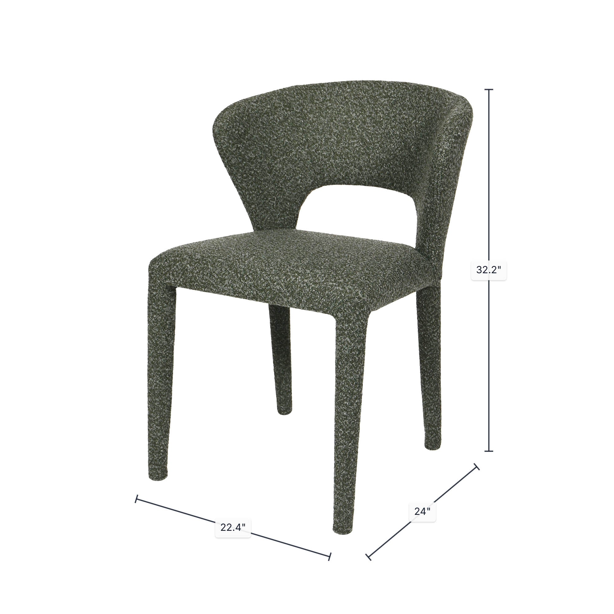 Dakota Dining Chair - Cloud Moss
