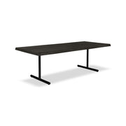 Brooks - Dining Table - T Base - 40" x 116" - Ebonized Top - Black Base