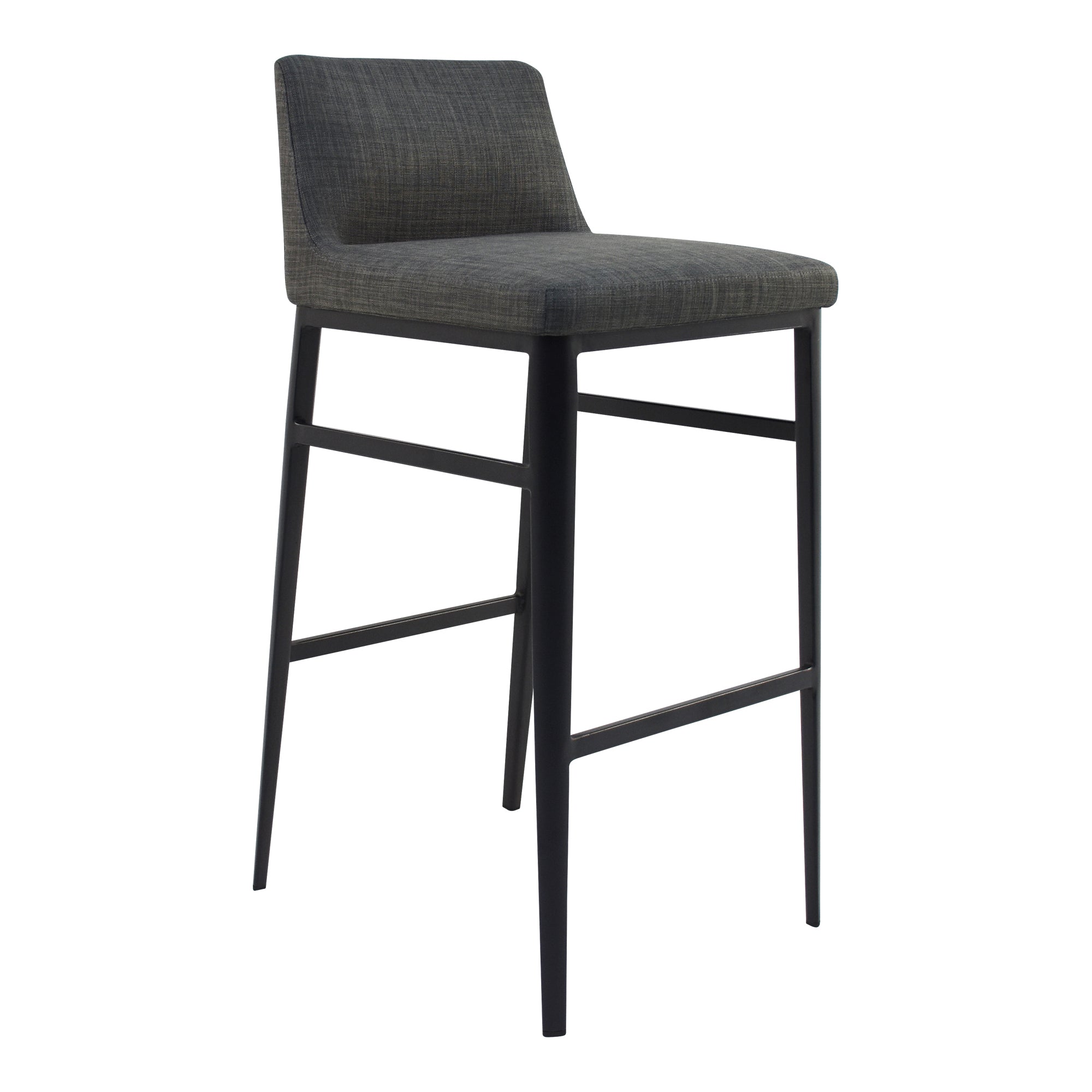 Baron Bar Stool Charcoal Grey - Central Designs