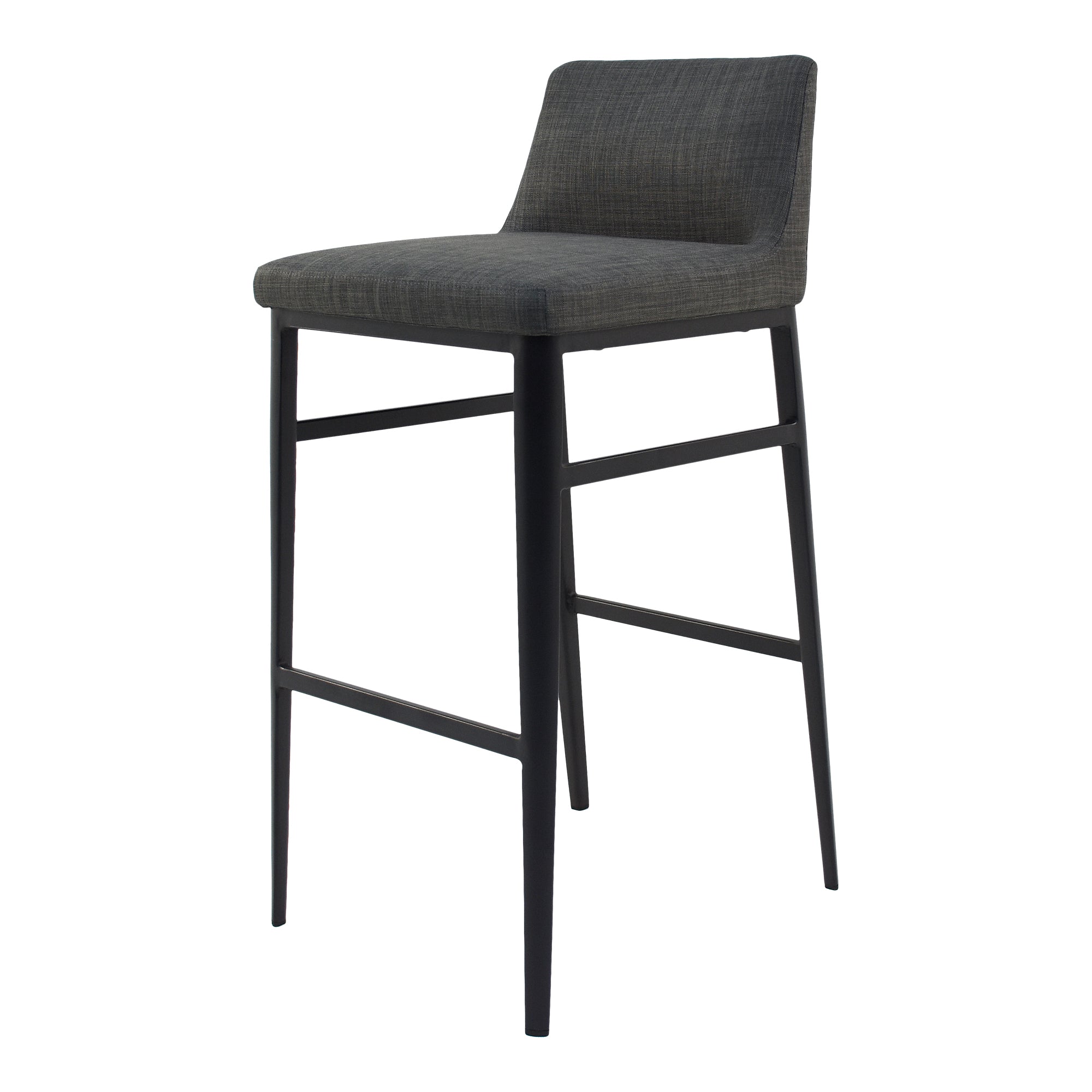 Baron Bar Stool Charcoal Grey - Central Designs