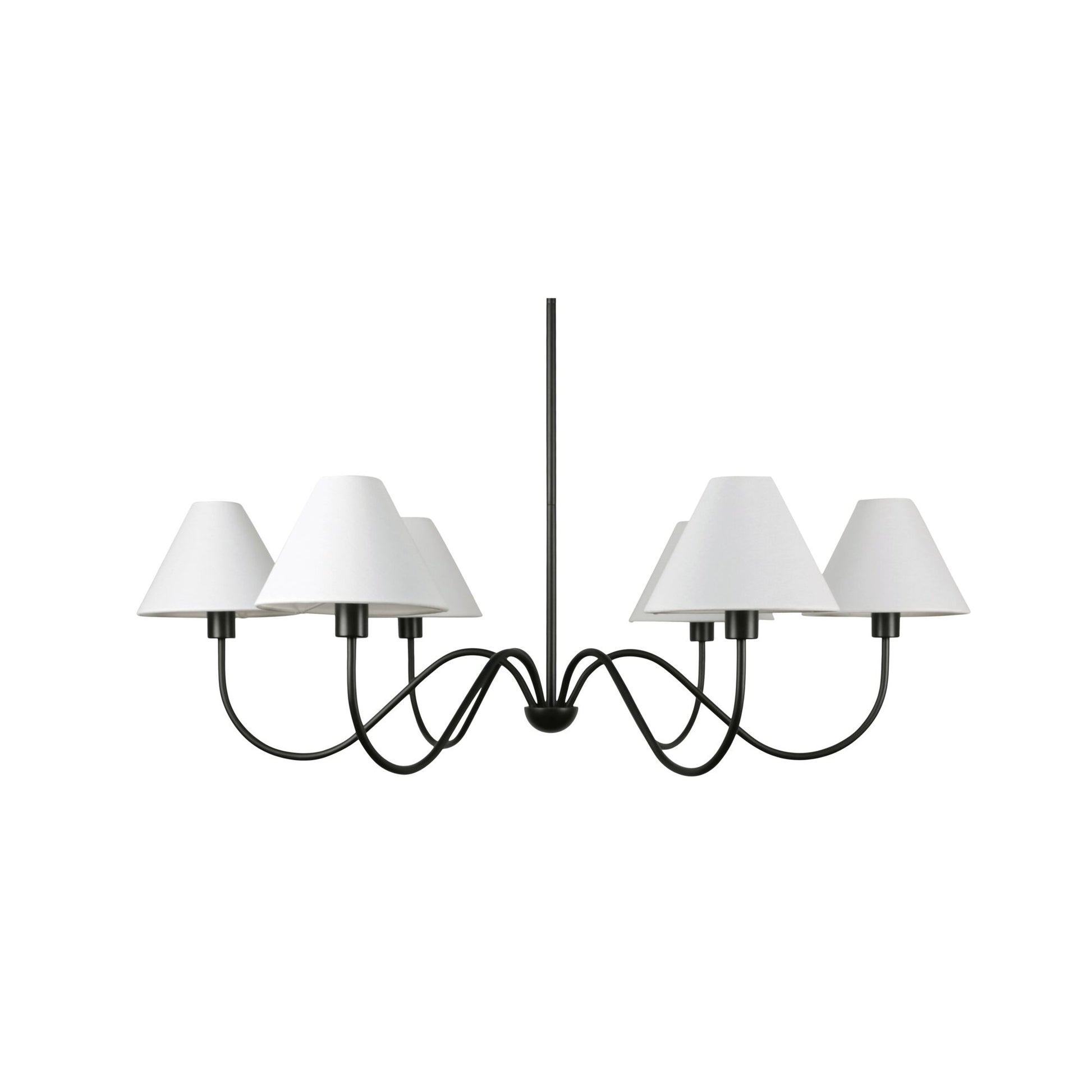Whitney Chandelier Blackened Bronze - Central Designs
