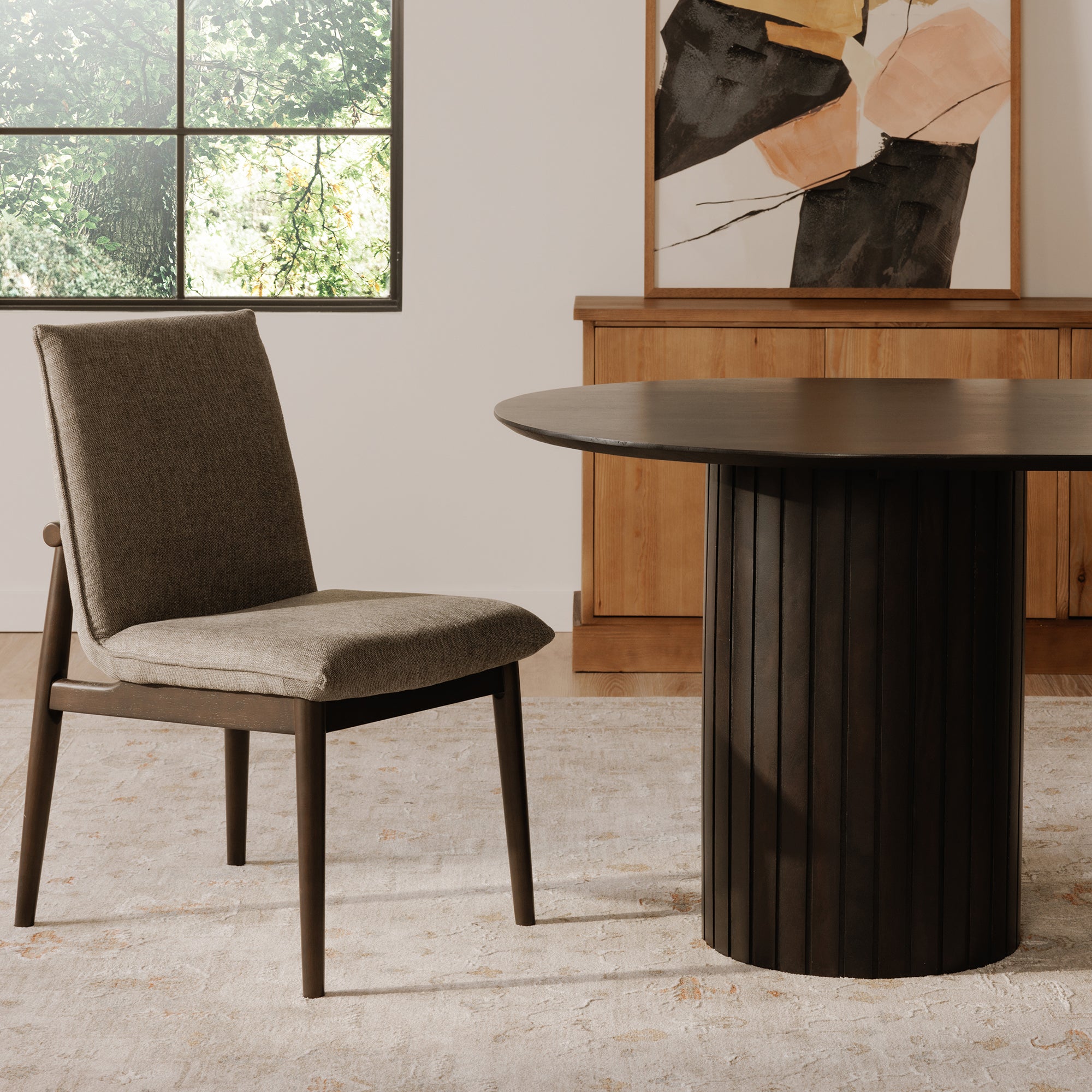 Charlie Dining Chair Dark Grey – Set Of Two