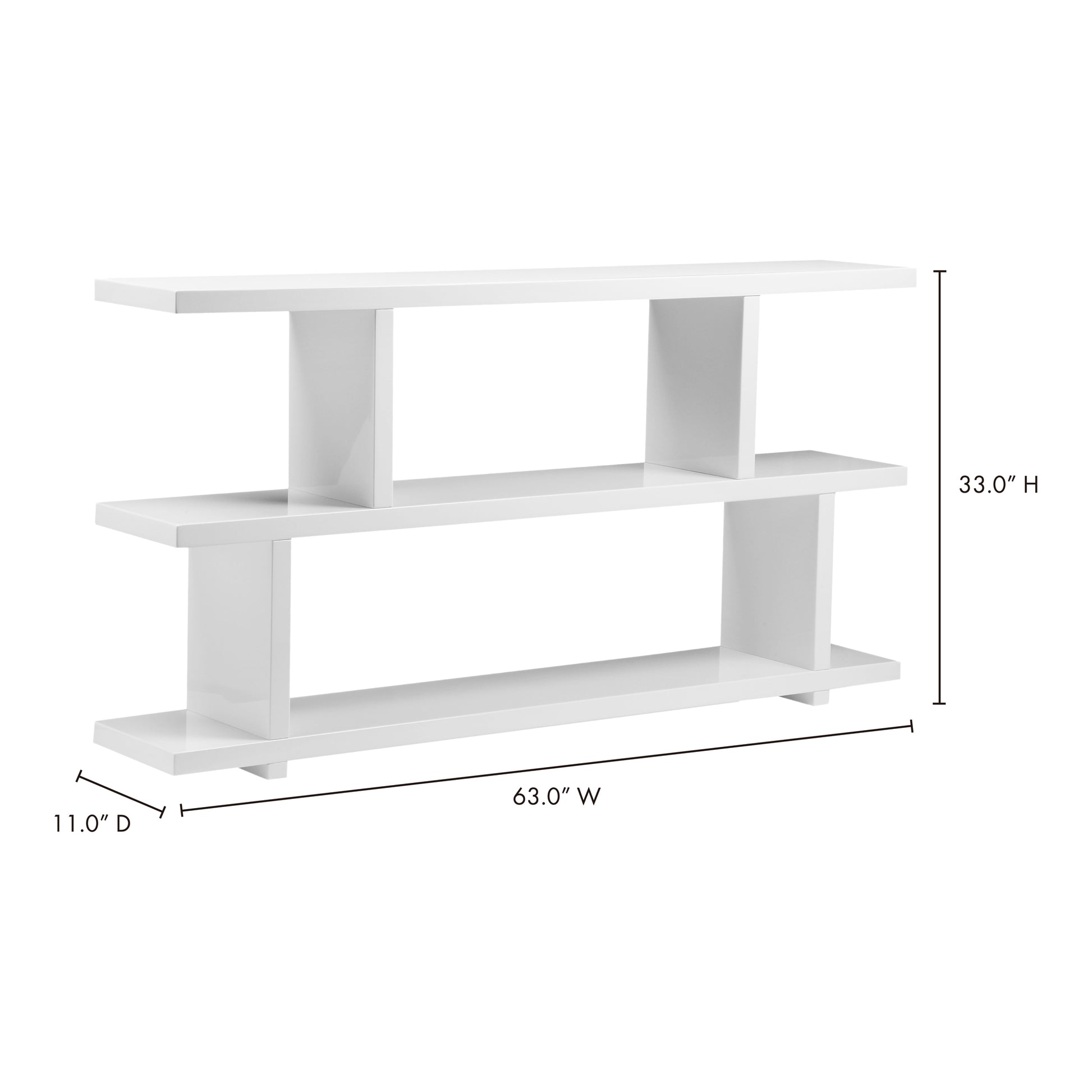 Miri Small Shelf White - Central Designs
