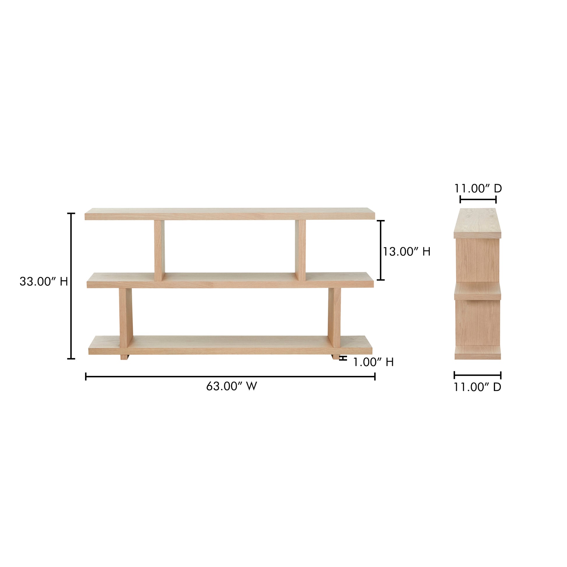 Miri Small Shelf Oak - Central Designs