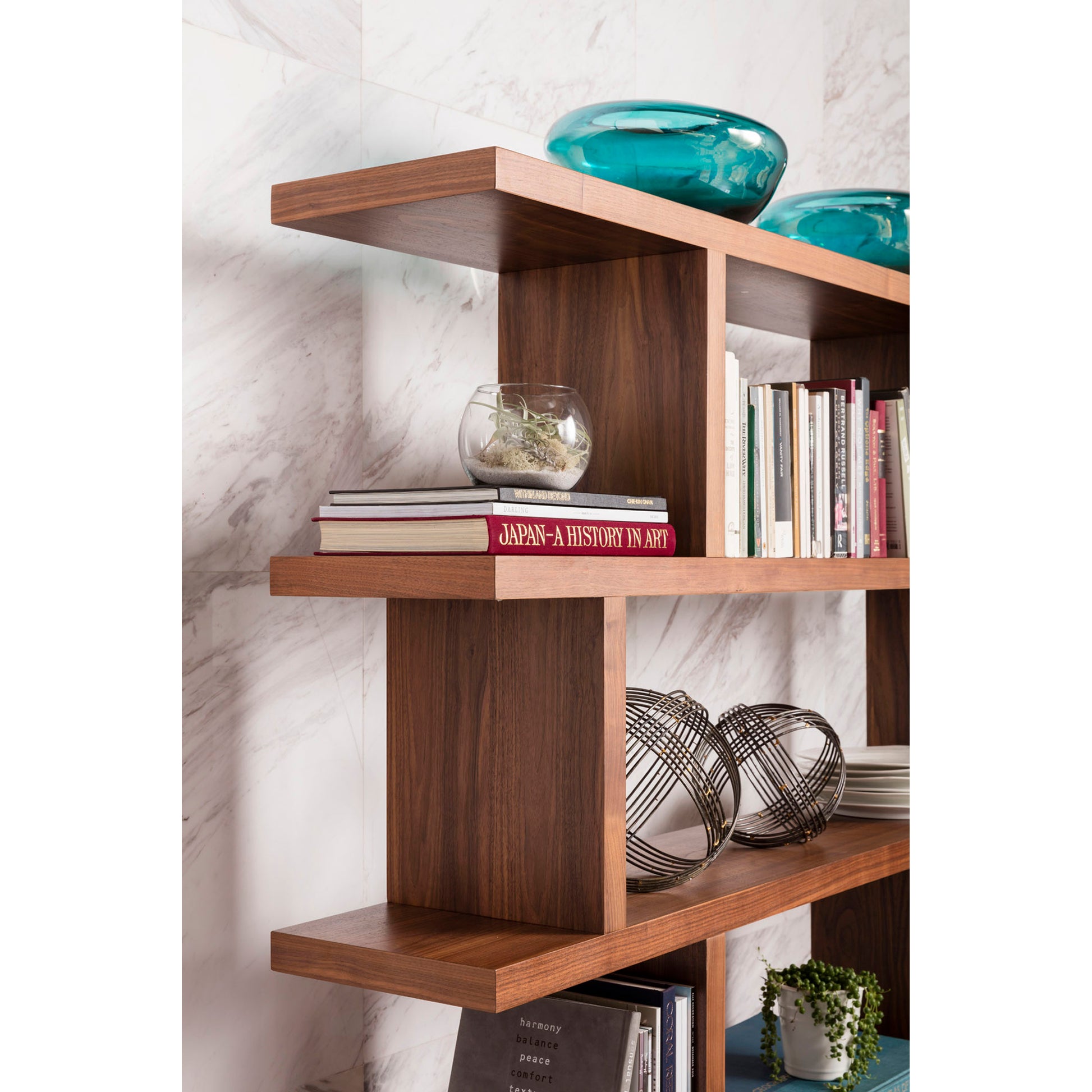 Miri Large Shelf Walnut - Central Designs