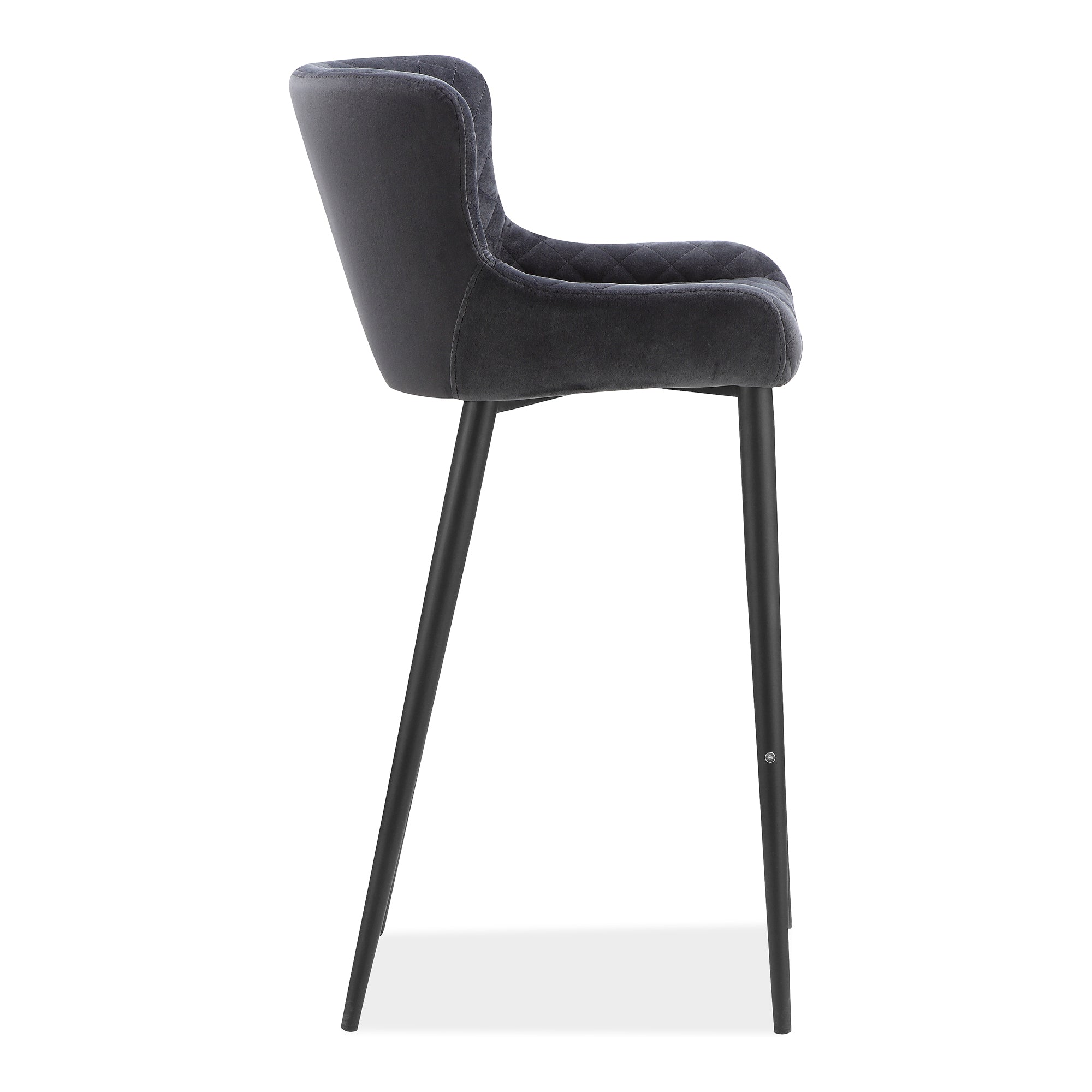Etta Counter Stool Dark Grey - Central Designs